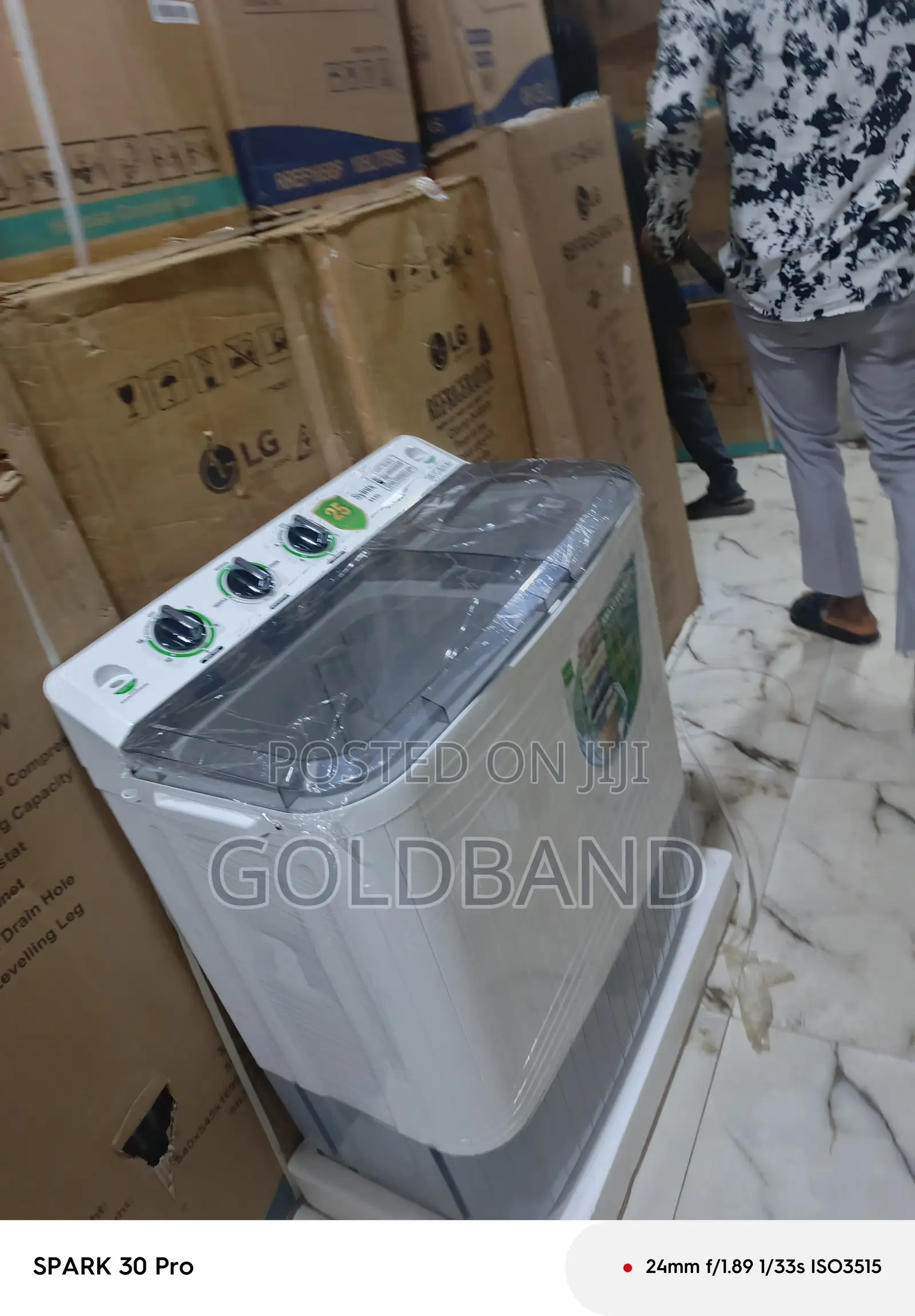 Syinix 8.5kg Spin Dryer Combo