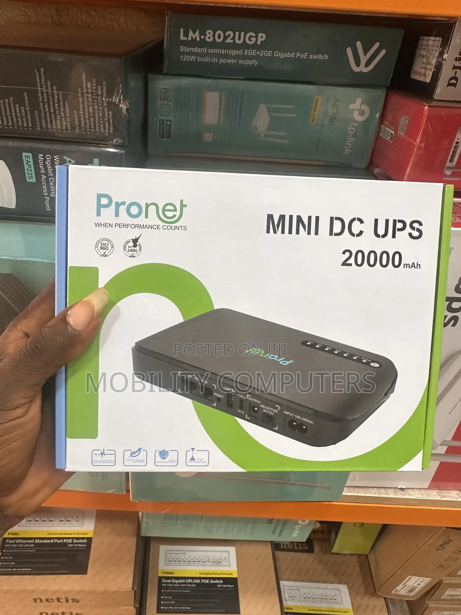 Pronet Mini Ups Router Power Bank 20000mah