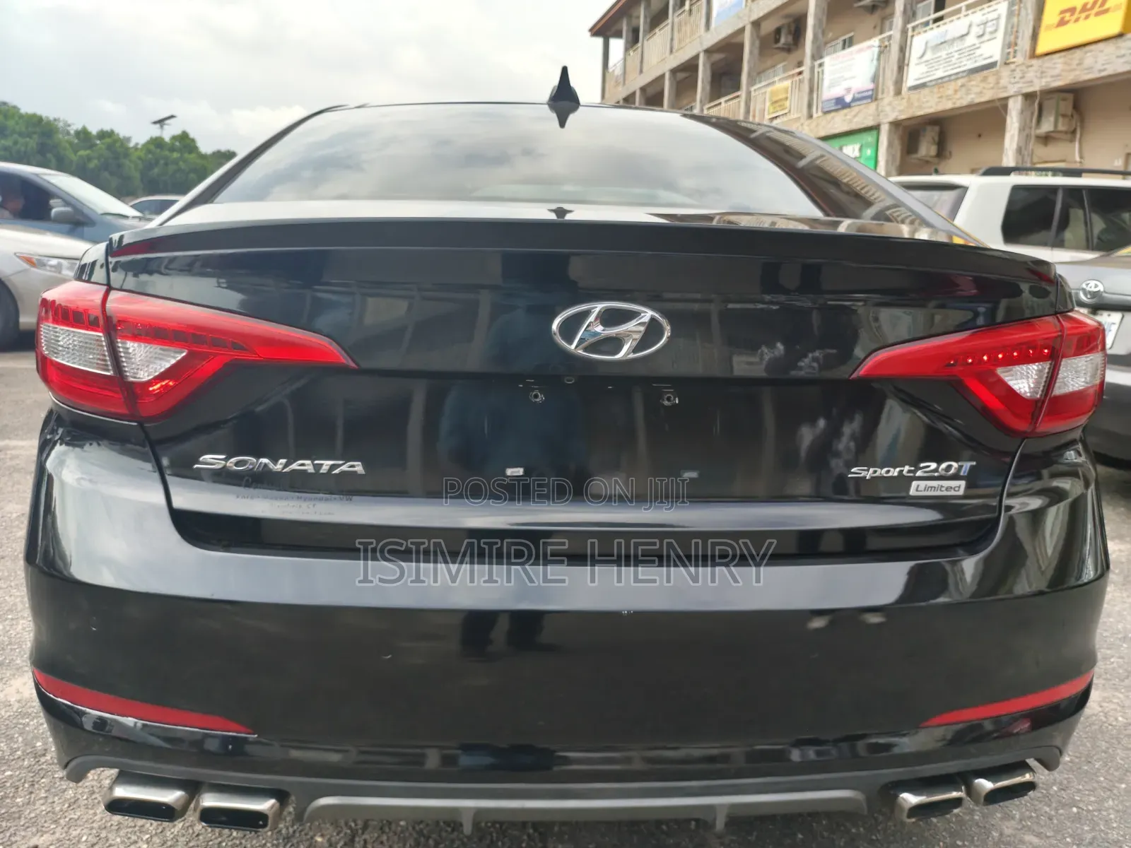 Hyundai Sonata Sport 2.0T Sedan FWD (2.0L 4cyl 6A) 2016 Black