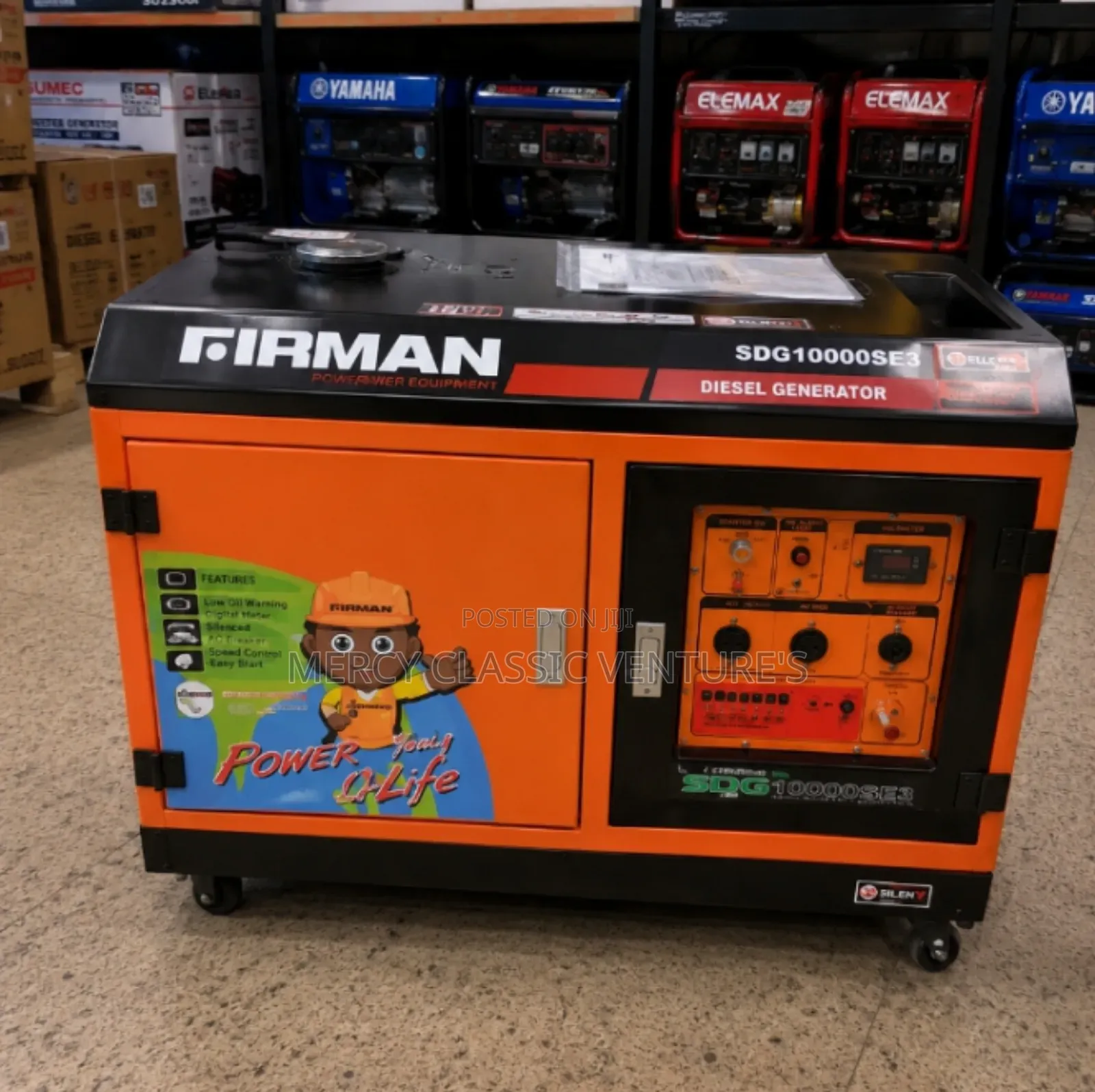 FIRMAN SDG10000SE3 10kVA Silent Diesel Generator – Reliable Electric