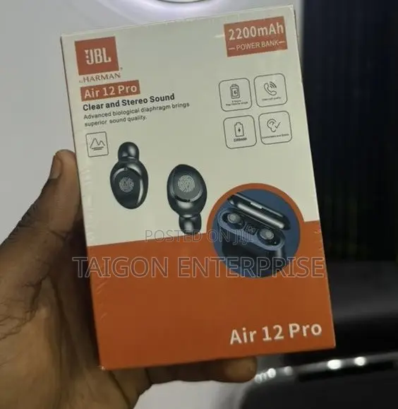 JBL Air 12 Pro Wireless Powerbank Earbuds