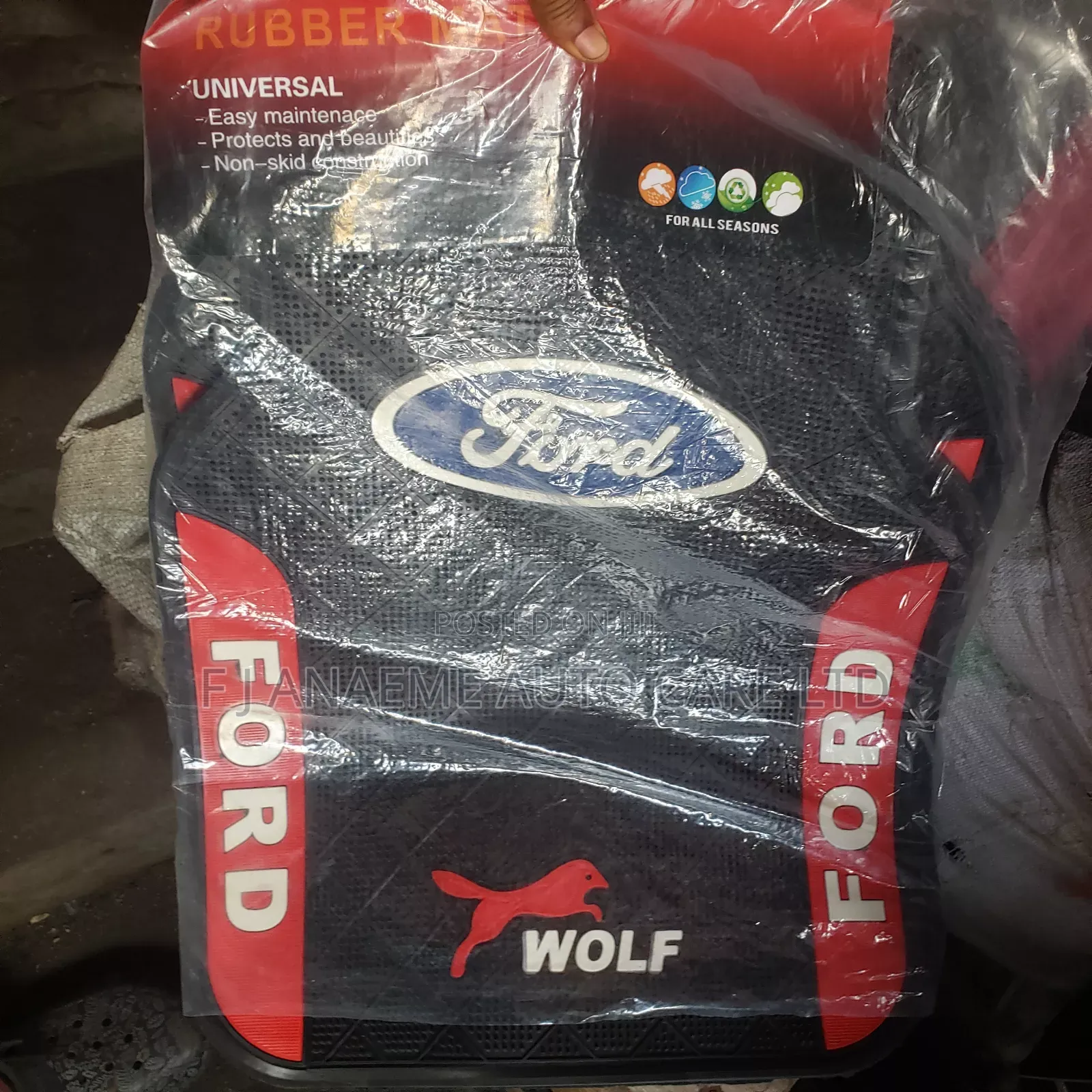 Ford New Car Footmat Rubber Carpet