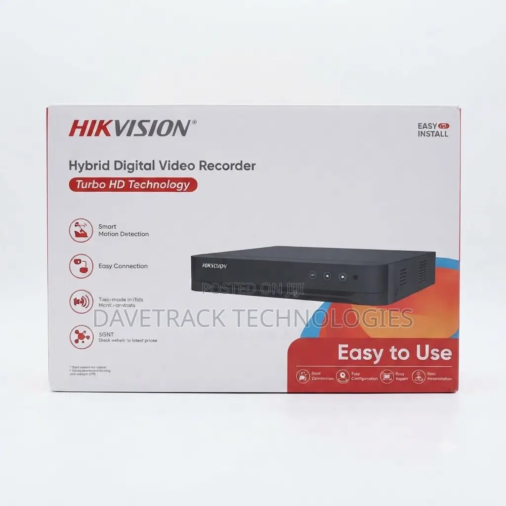 Hikvision 4-Channel Turbo HD DVR With Two-Way Audio – DS-7204HGHI-M1/T