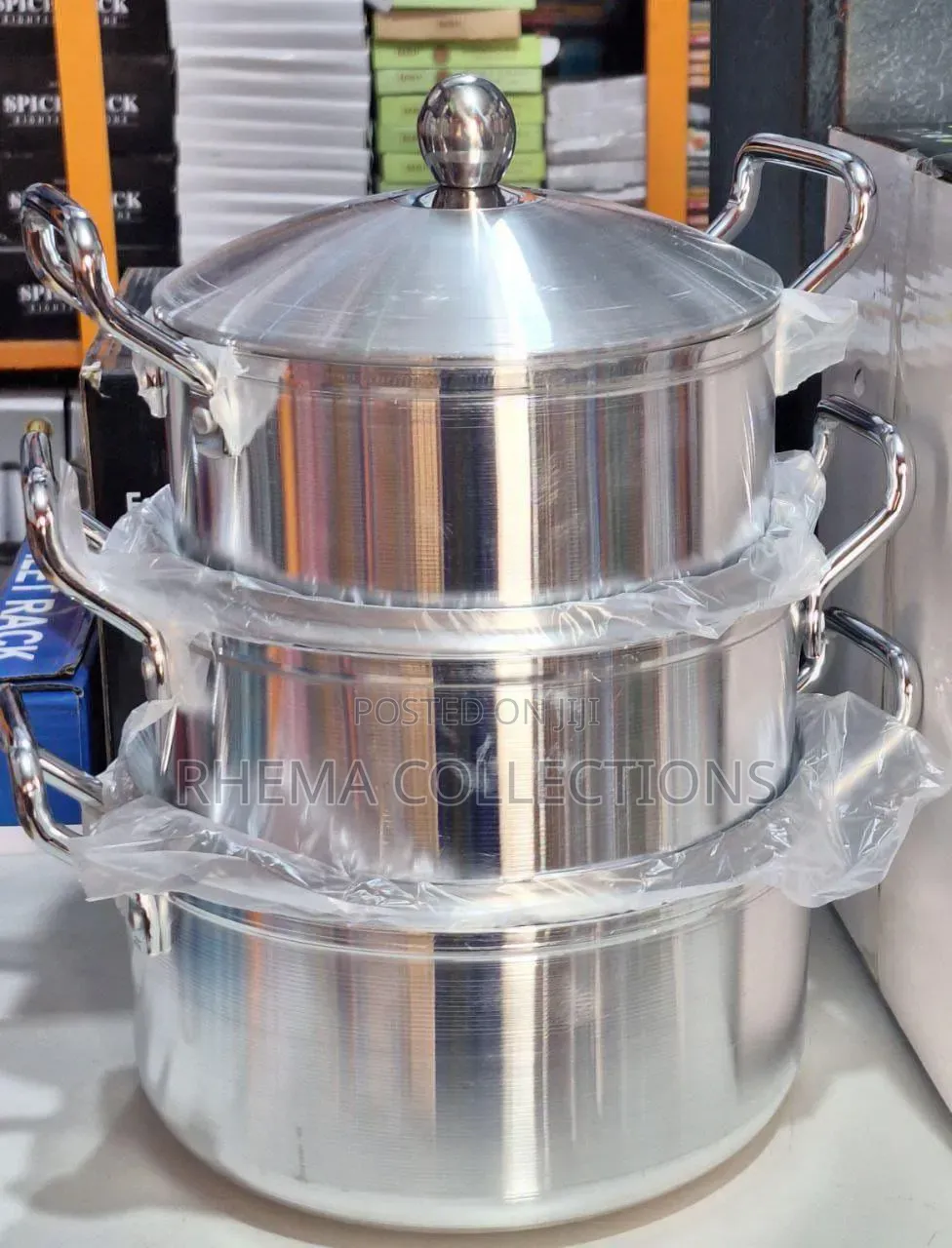 3Pcs Aluminium Pot