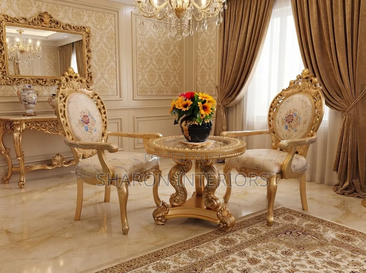 Royal Heritage Accent Chair Set ( Me and You)