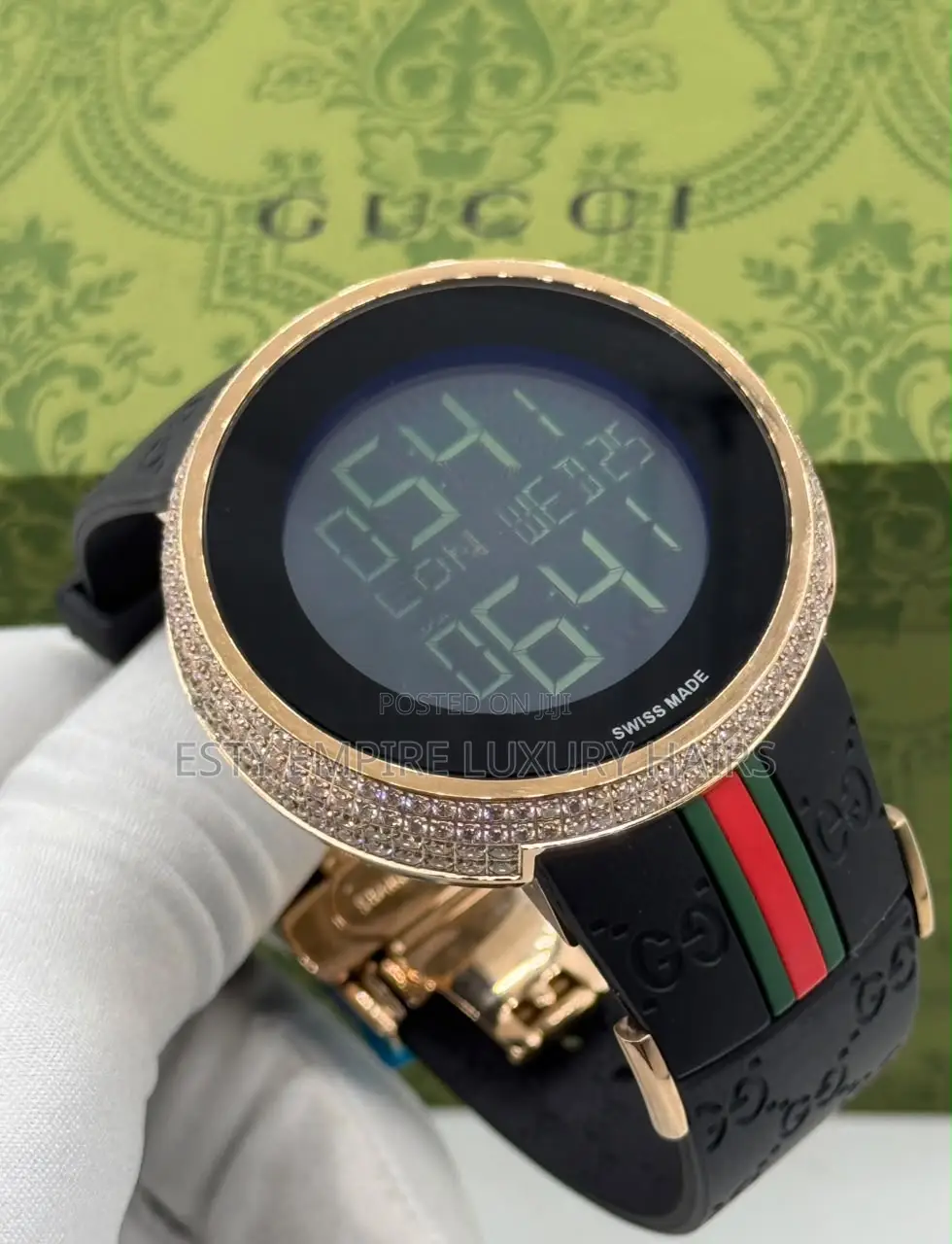 High Quality Luxury Gucci Stone Head Wristwatch