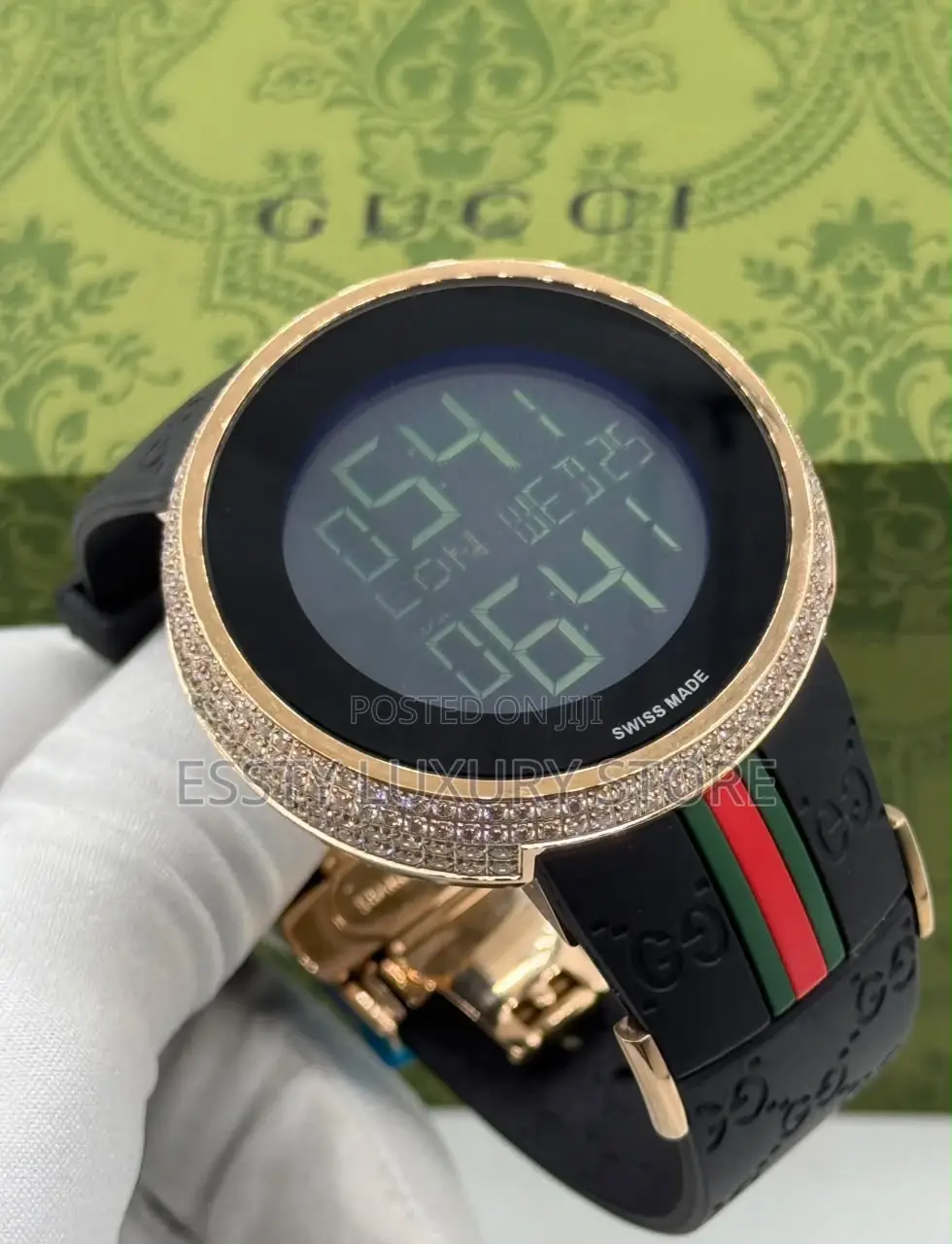 High Quality Luxury Gucci Stone Head Wristwatch