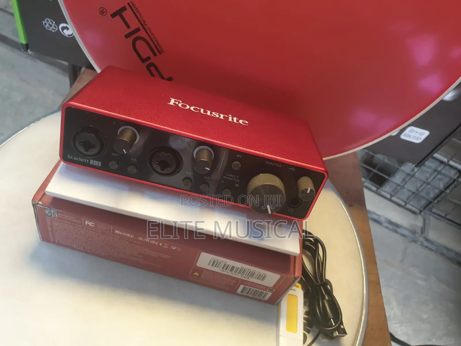 Scarlett 2i2 3rd Gen Focusrite Audio Interface Sound Card