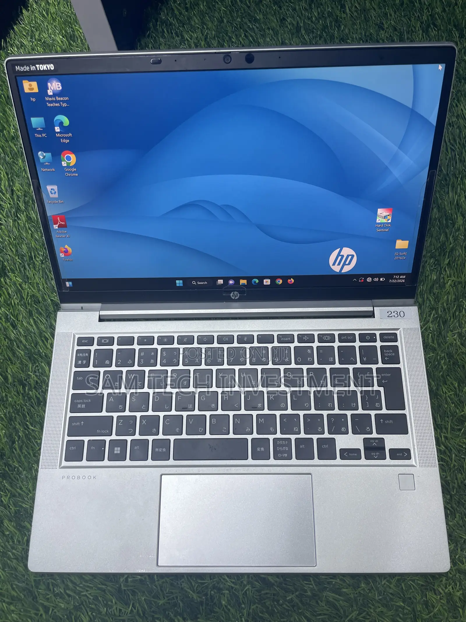 Laptop HP ProBook 430 G8 8GB AMD Ryzen 7 SSD 256GB