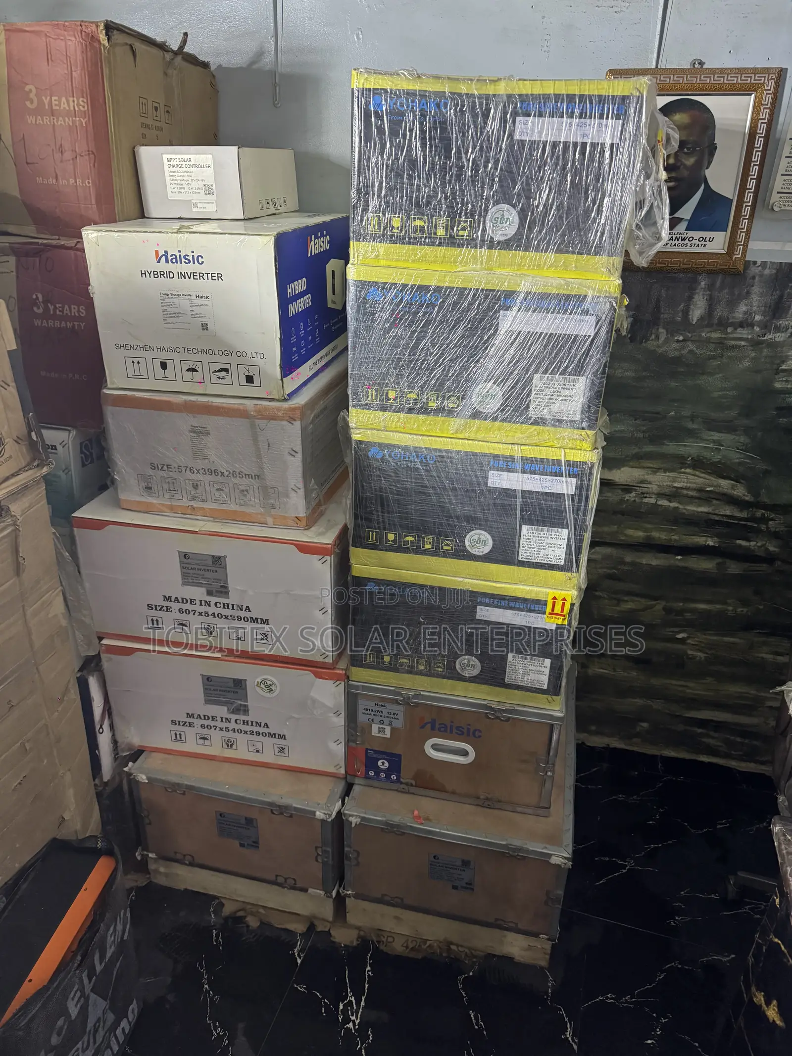 550w 24v System Jinko Solar Panels