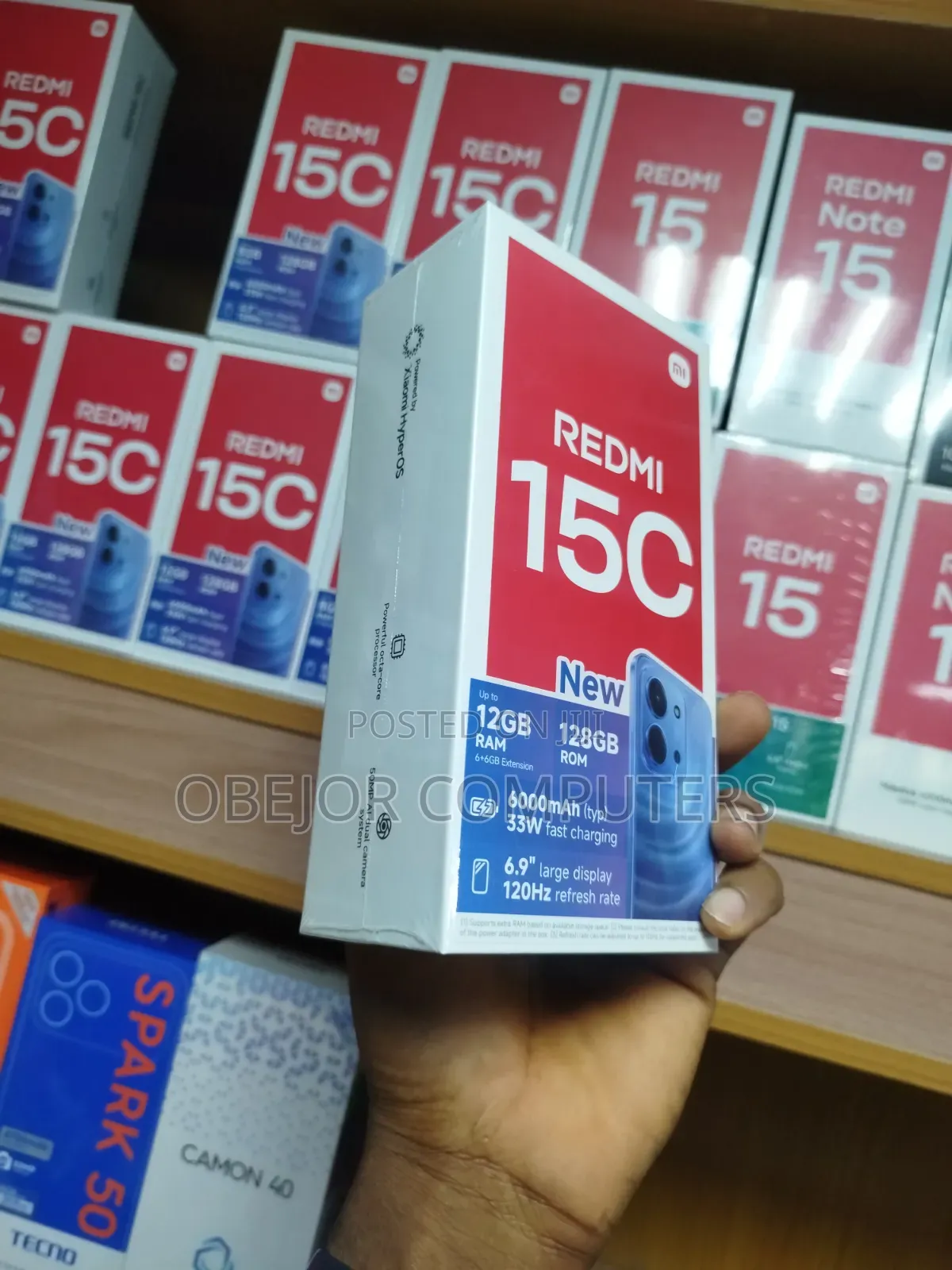 New Xiaomi Redmi 15C 4G 128 GB Blue
