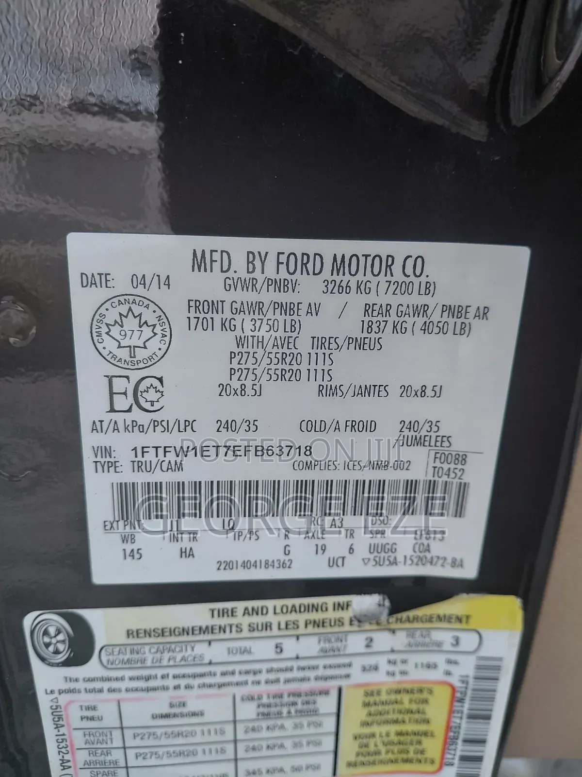 Ford F-150 2014 Gray