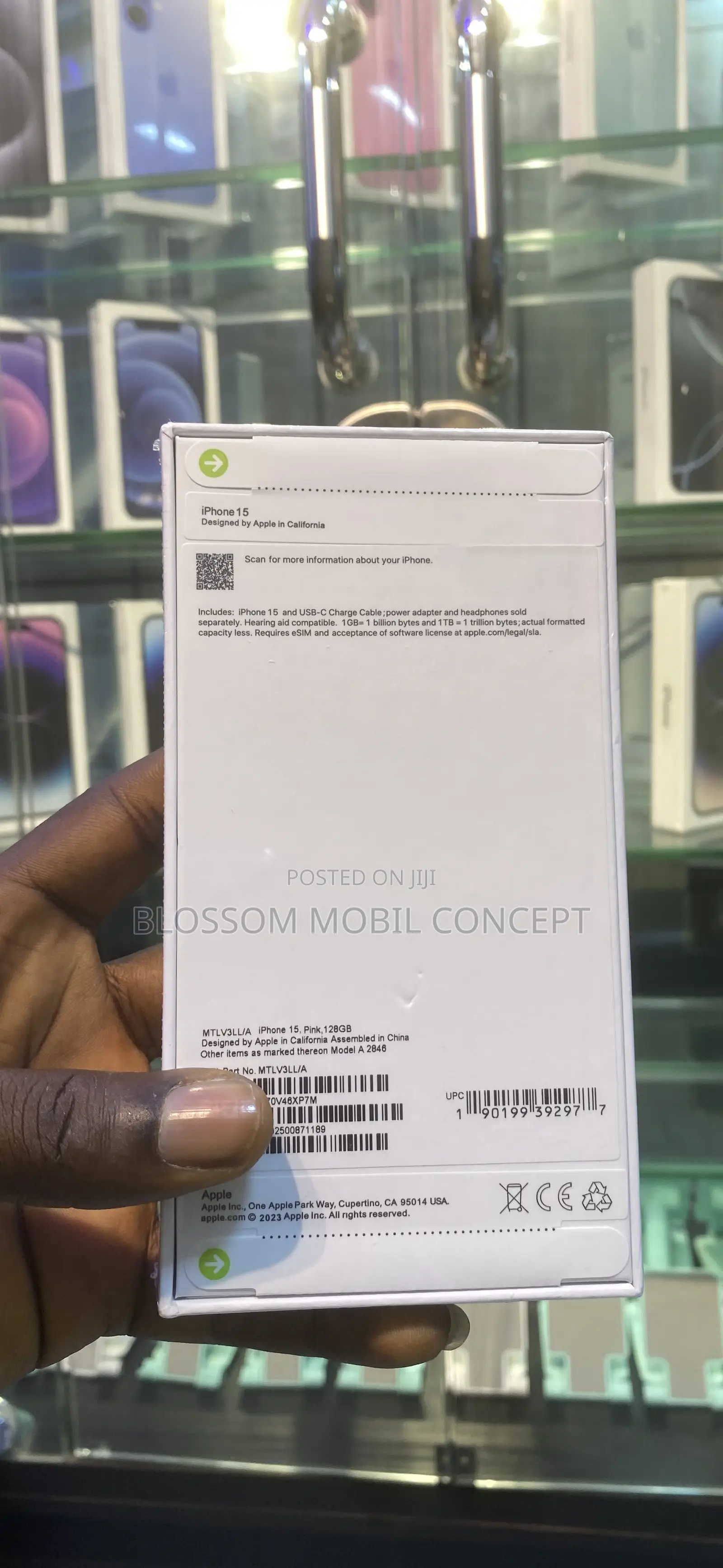 New Apple iPhone 15 128 GB Pink