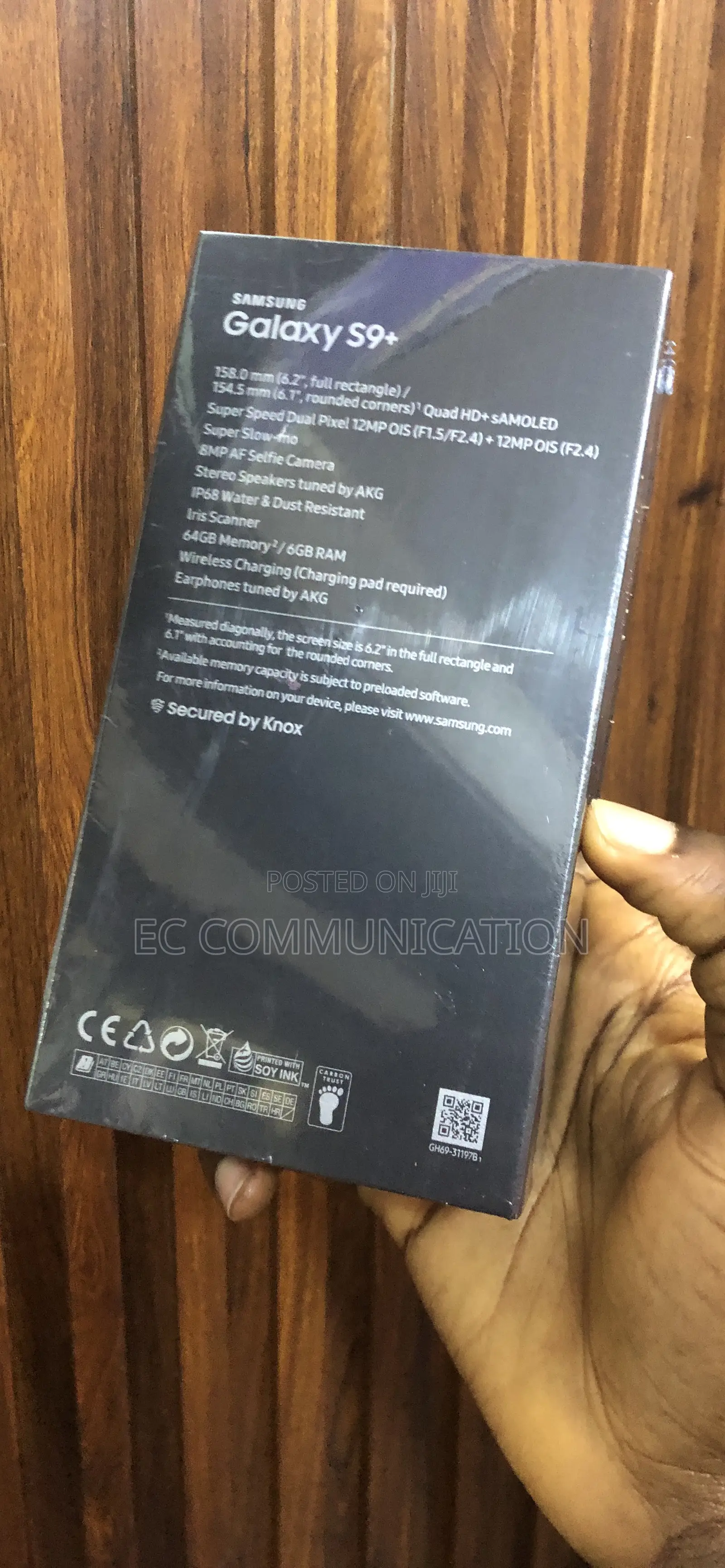 New Samsung Galaxy S9 Plus 64 GB Black
