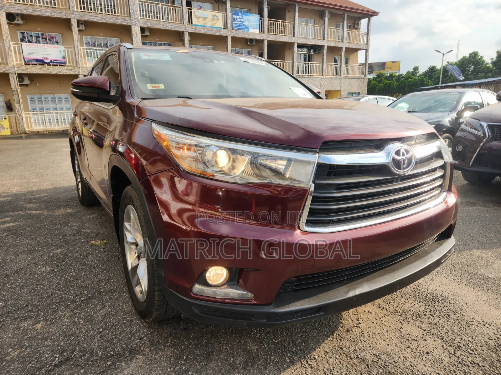Toyota Highlander Limited Platinum V6 4x4 (3.5L 6cyl 6A) 2016 Burgundy