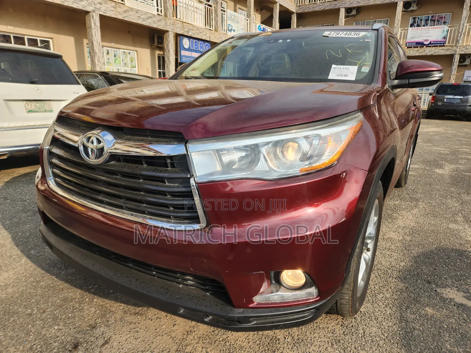 Toyota Highlander Limited Platinum V6 4x4 (3.5L 6cyl 6A) 2016 Burgundy
