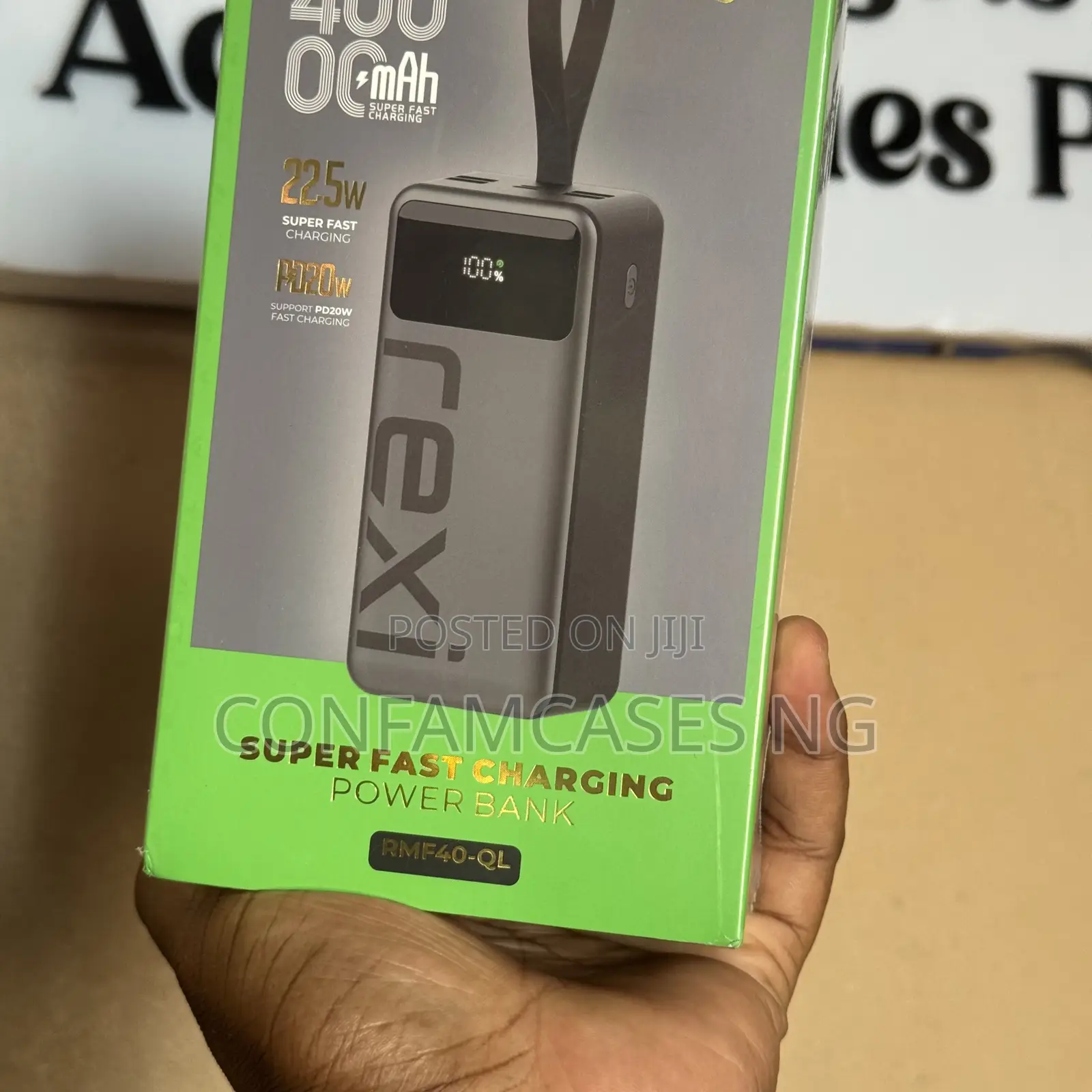 Rexi 40000mAh 22.5W Super Fast Charging Power Bank