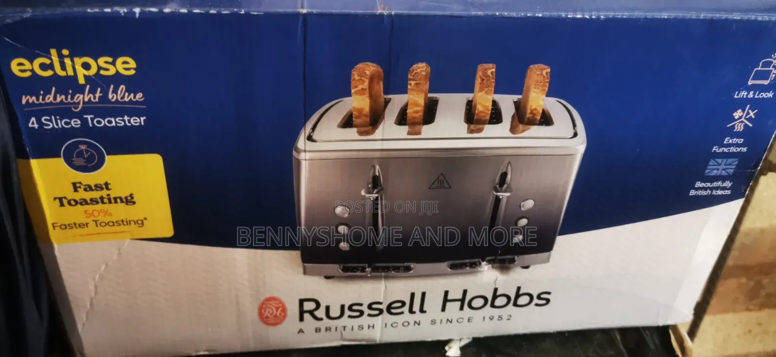 Russell Hobbs 4 Slice Stainless Steel Toaster