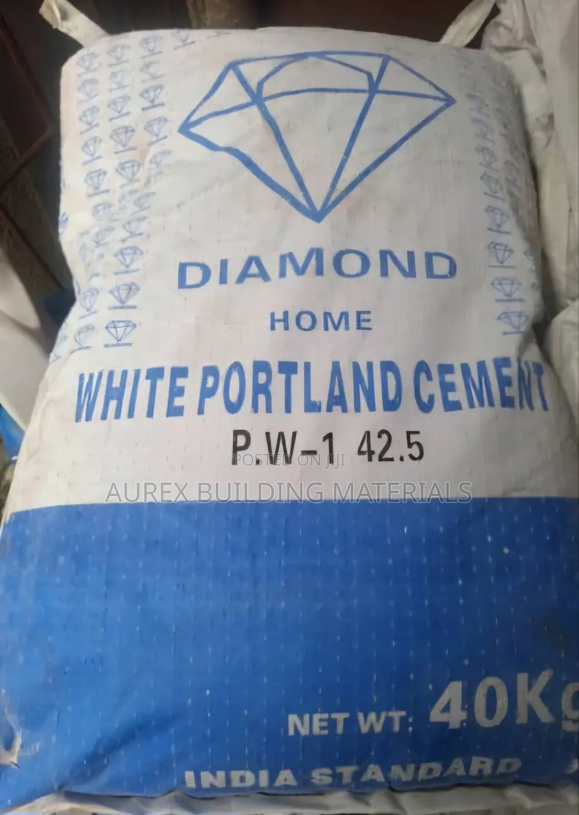 40kg Diamond Home White Portland Cement (PW-1 42.5)