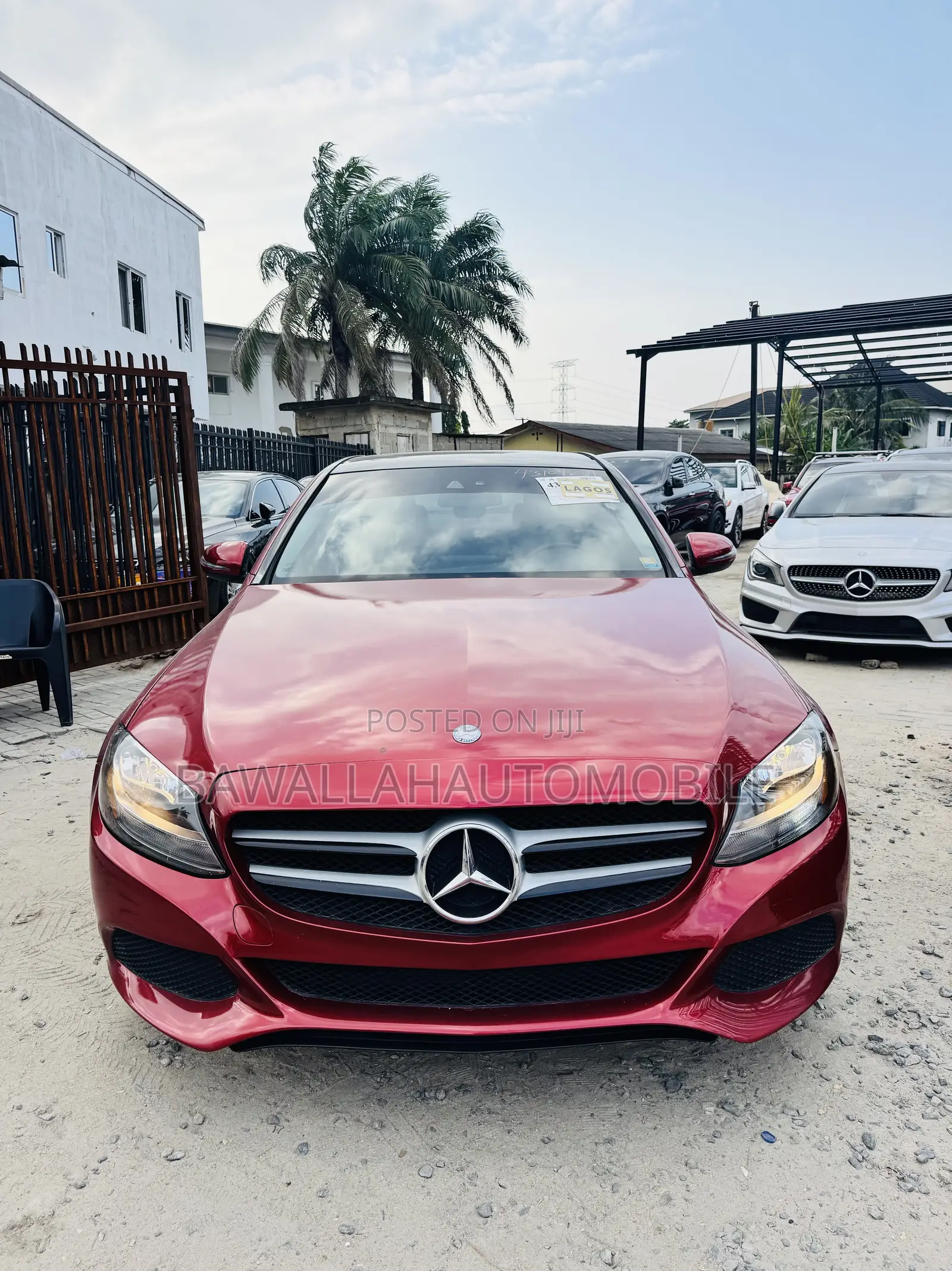 Mercedes-Benz C300 Luxury 4Matic Sedan AWD (2.0L 4cyl 7A) 2016 Red