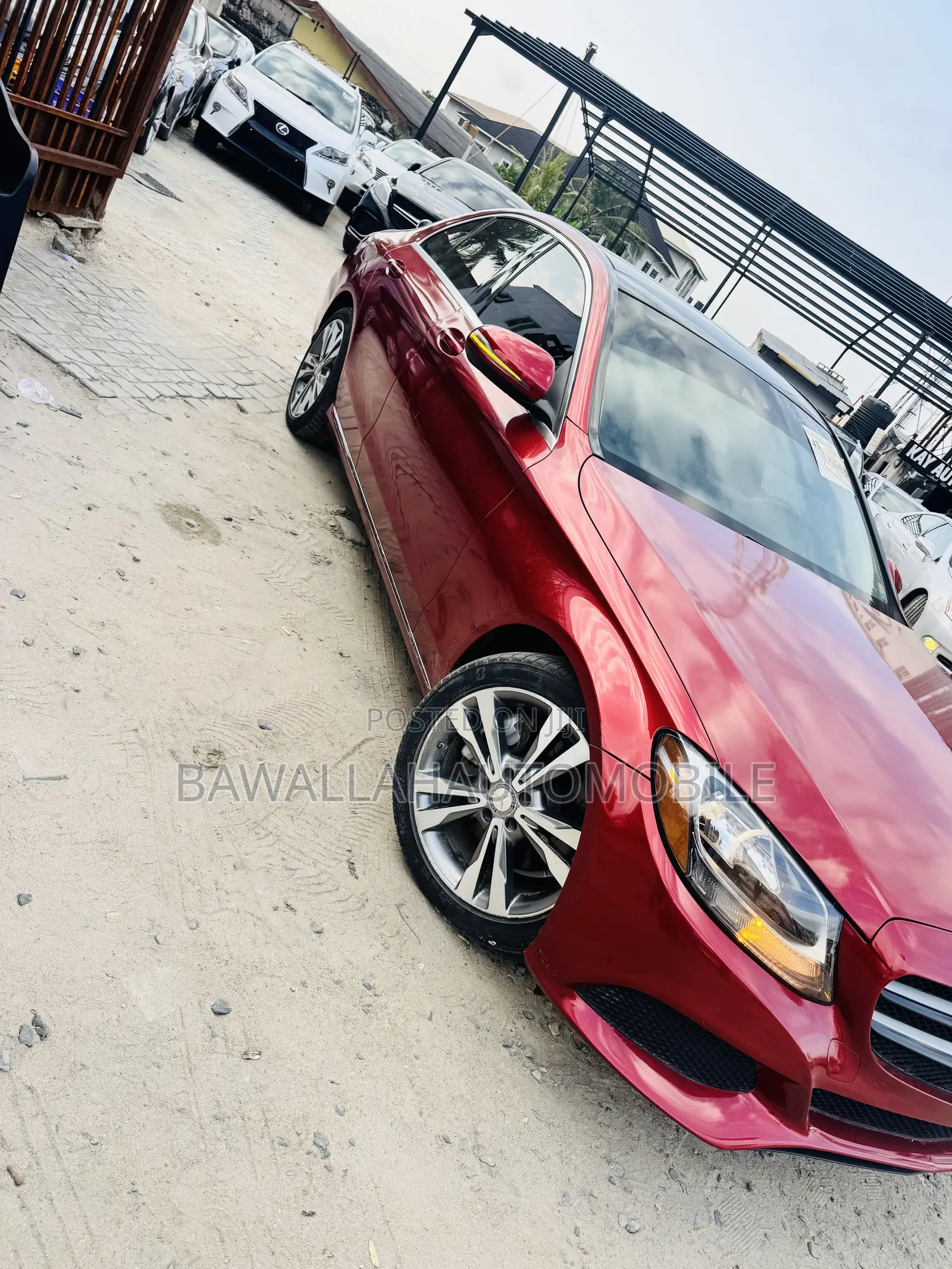 Mercedes-Benz C300 Luxury 4Matic Sedan AWD (2.0L 4cyl 7A) 2016 Red