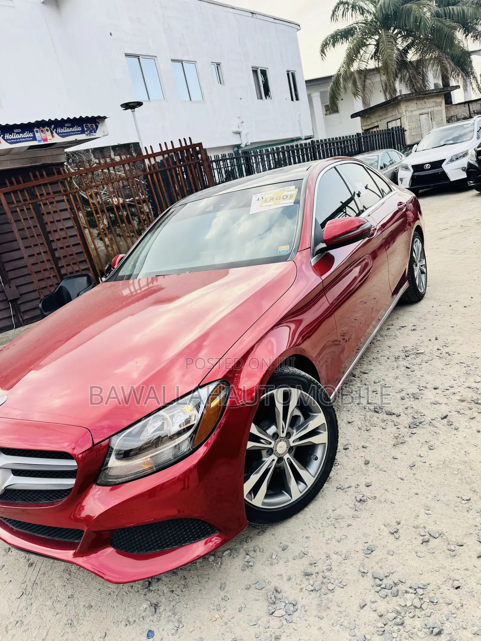 Mercedes-Benz C300 Luxury 4Matic Sedan AWD (2.0L 4cyl 7A) 2016 Red