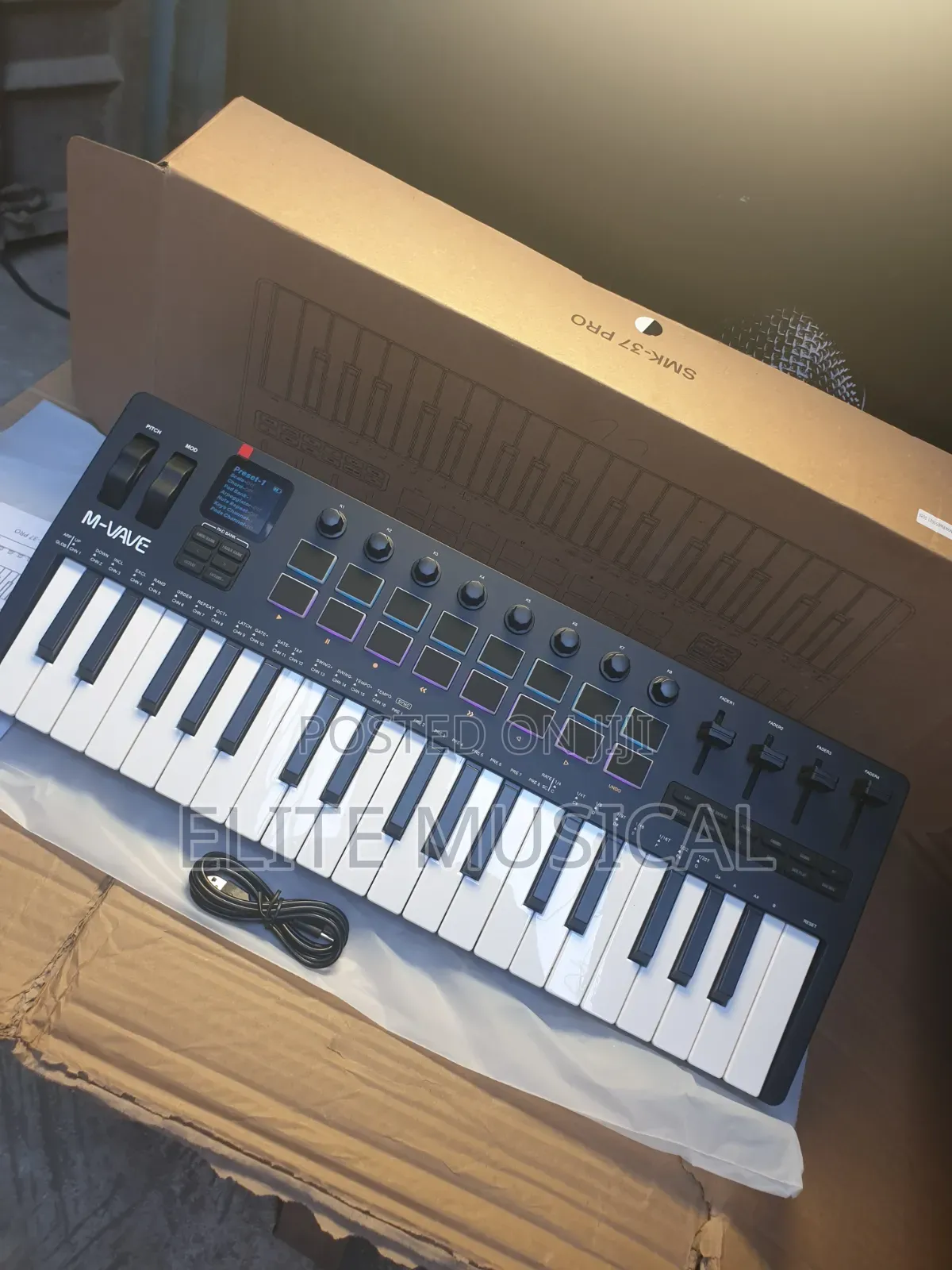 Professional M-Vave SMK-37 Pro Midi Keyboard