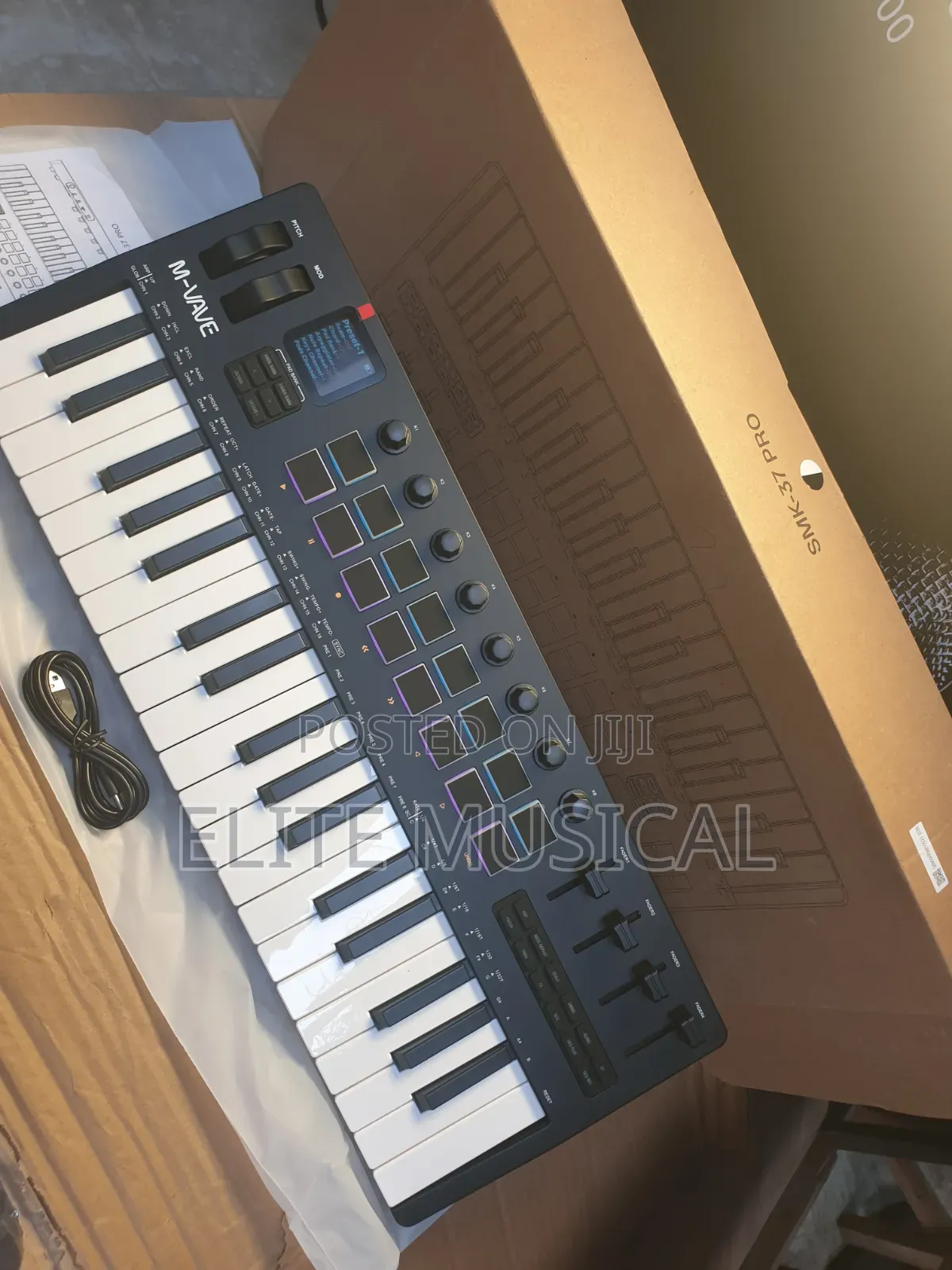 Professional M-Vave SMK-37 Pro Midi Keyboard