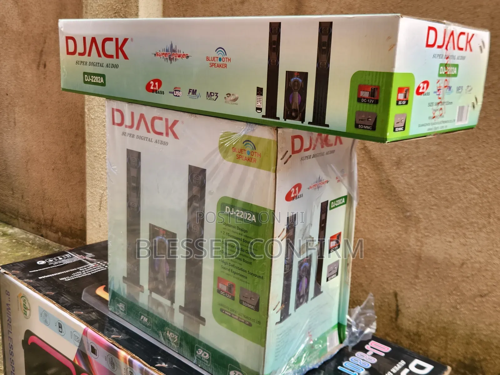 DJACK DJ-2202A Powerful 2.1 Bass Home Theatre