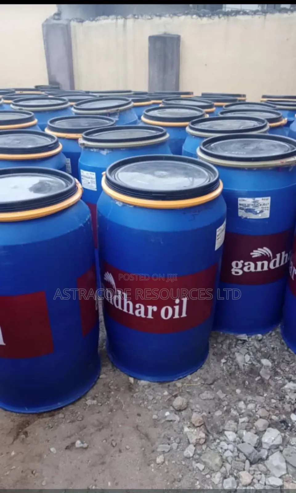 250 Litres Plastic Drum With Cover (Tight Lid)