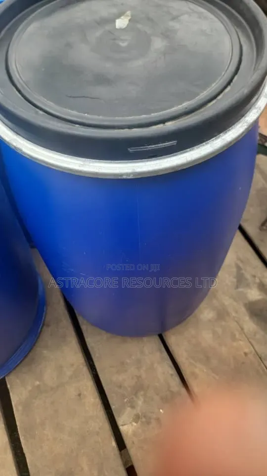 250 Litres Plastic Drum With Cover (Tight Lid)