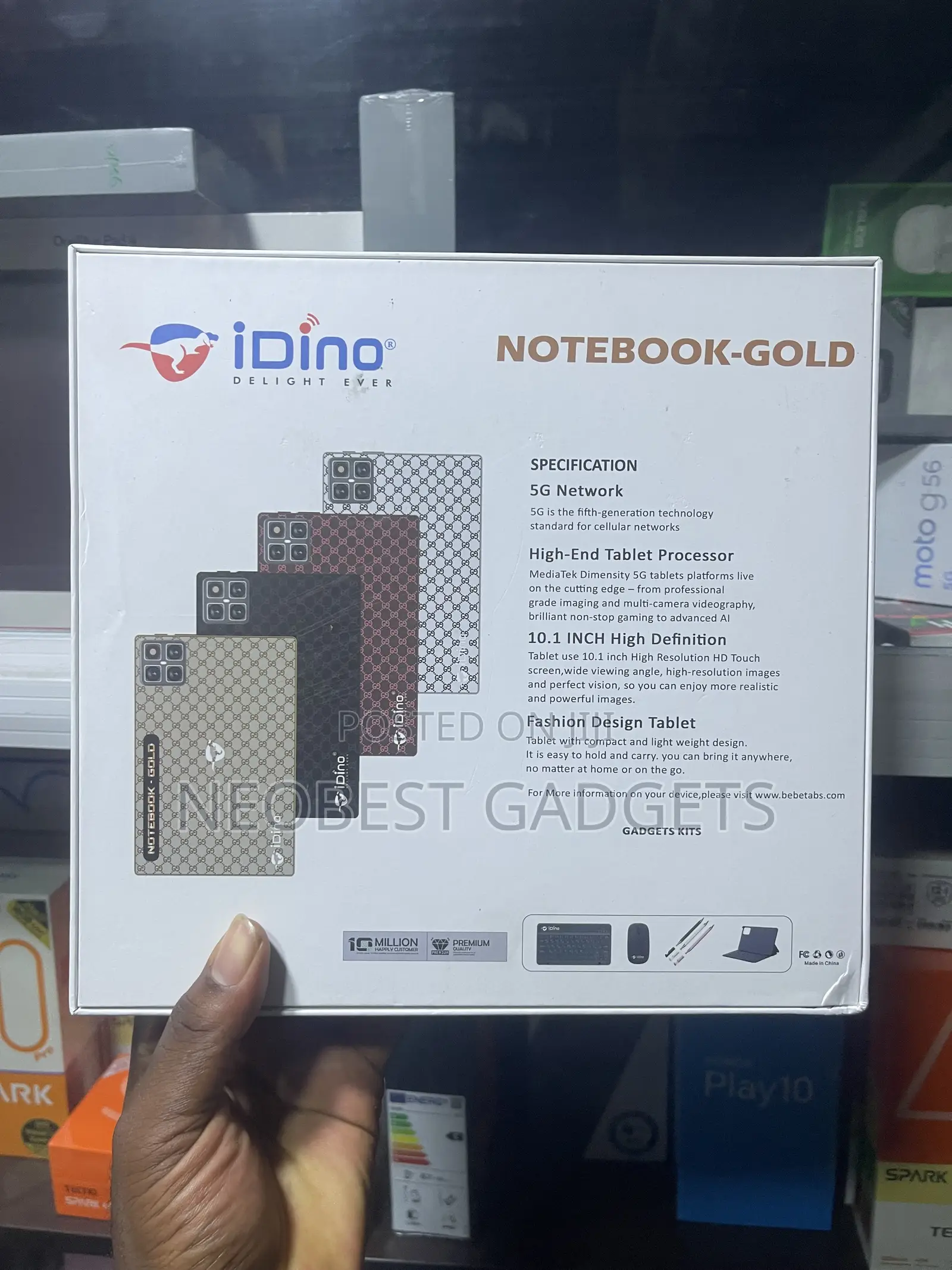 New Idino Notebook Gold 512 GB