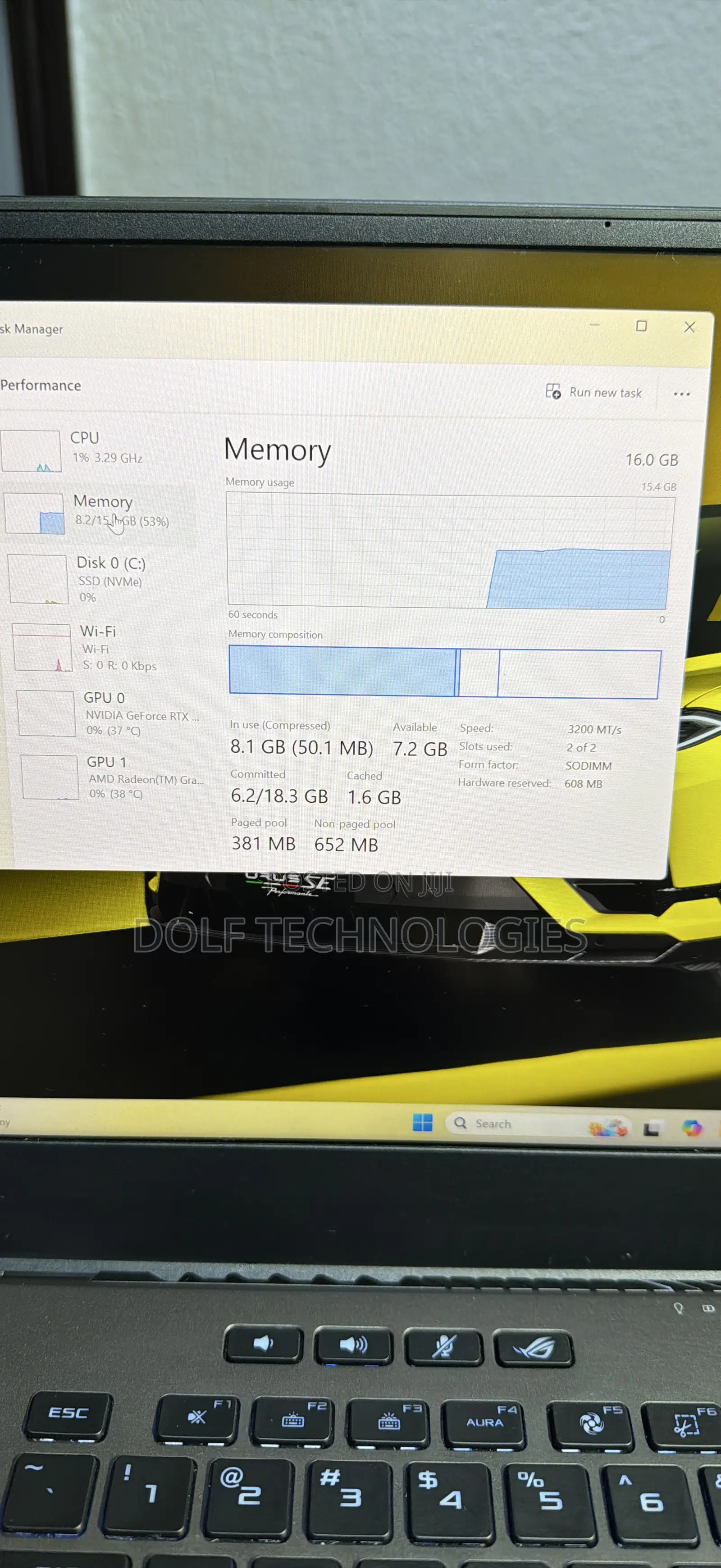 Laptop Asus ROG Zephyrus G15 16GB AMD Ryzen 9 SSD 1T