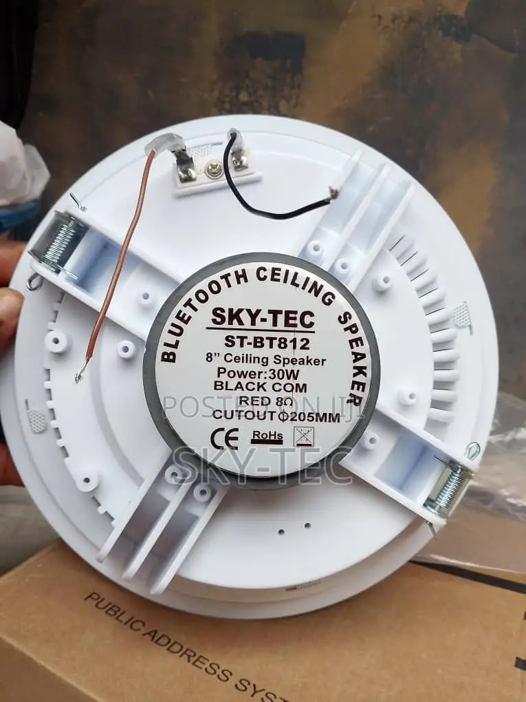 Sky-Tec 30watts Passive 8inches Ceiling Speaker Magnet