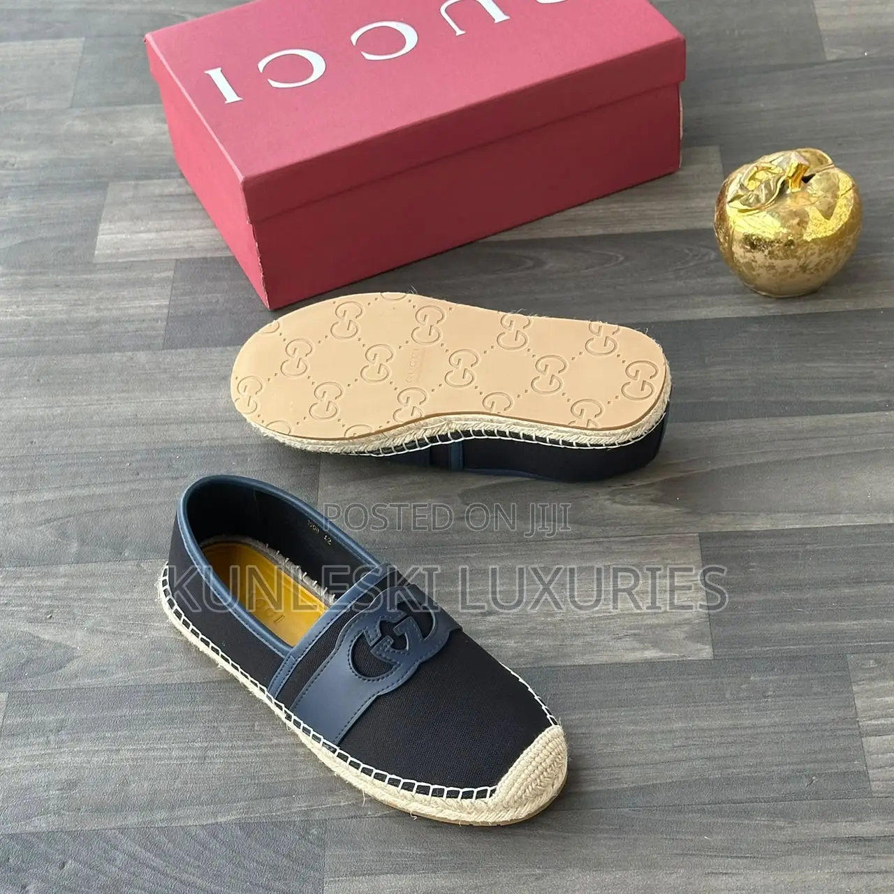 Original Gucci Espadrilles Loafers in 2 Designs