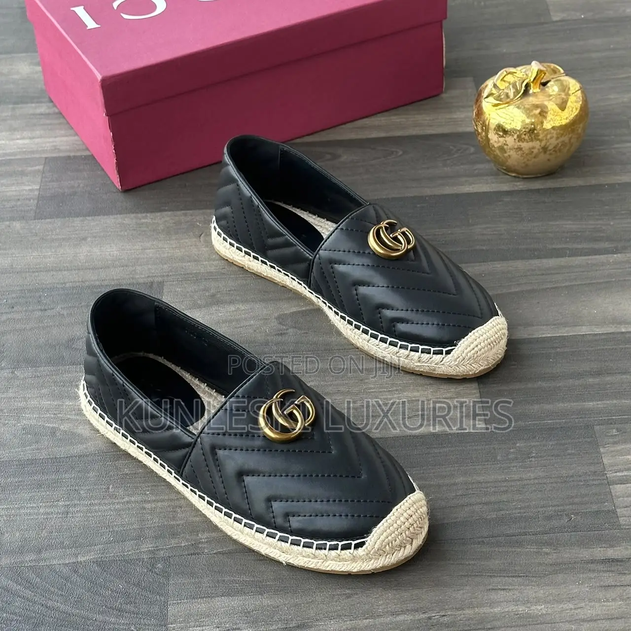 Original Gucci Espadrilles Loafers in 2 Designs