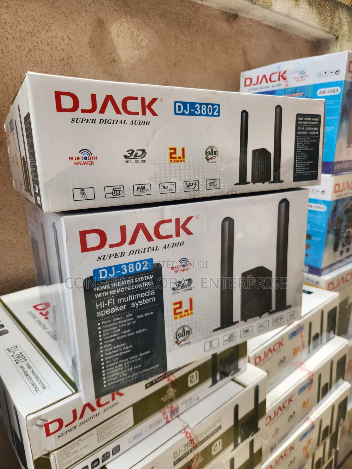 DJACK DJ-3802 2.1CH Bluetooth Home Theatre System