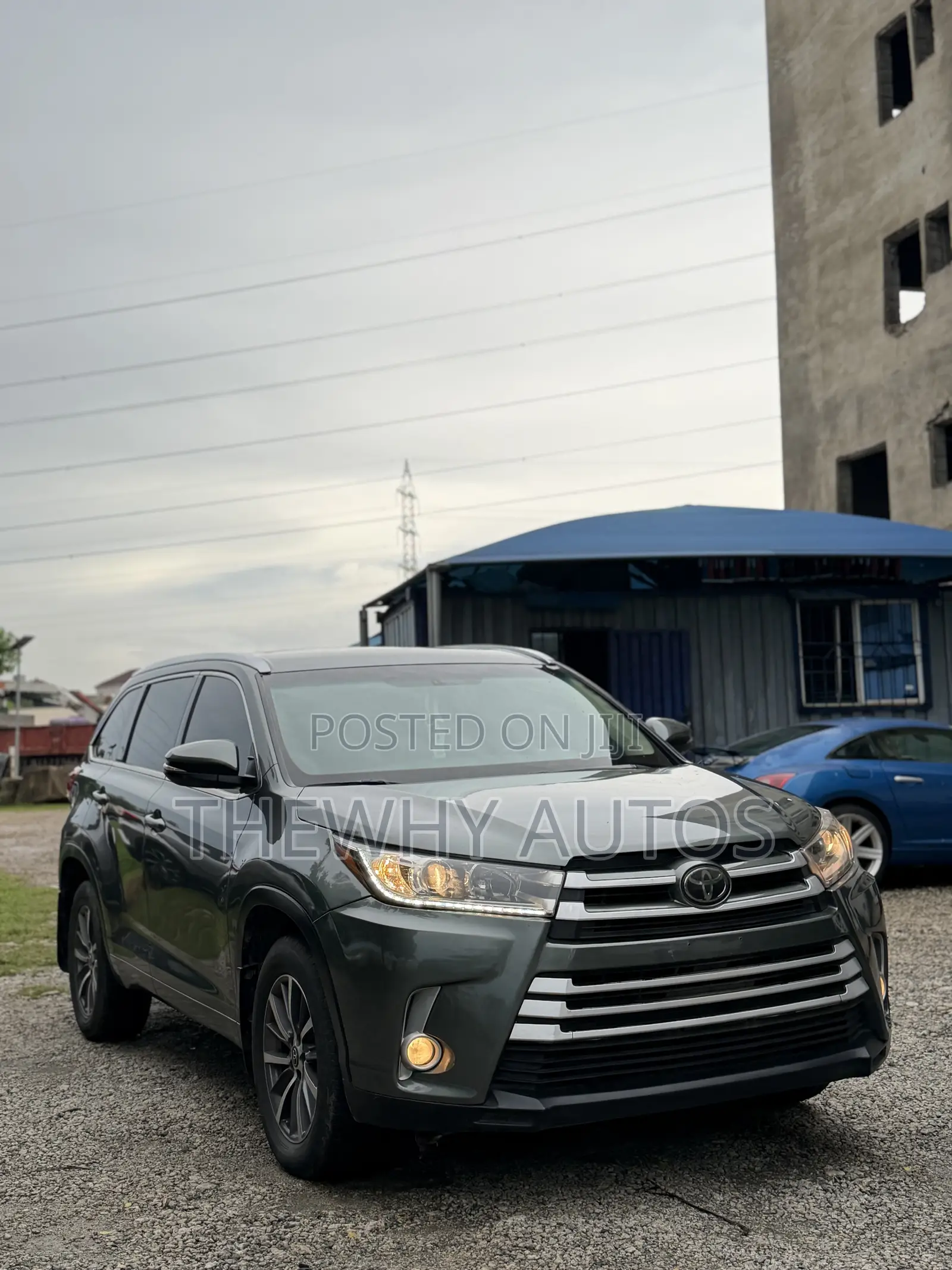 Toyota Highlander XLE V6 4x4 (3.5L 6cyl 6A) 2016 Green