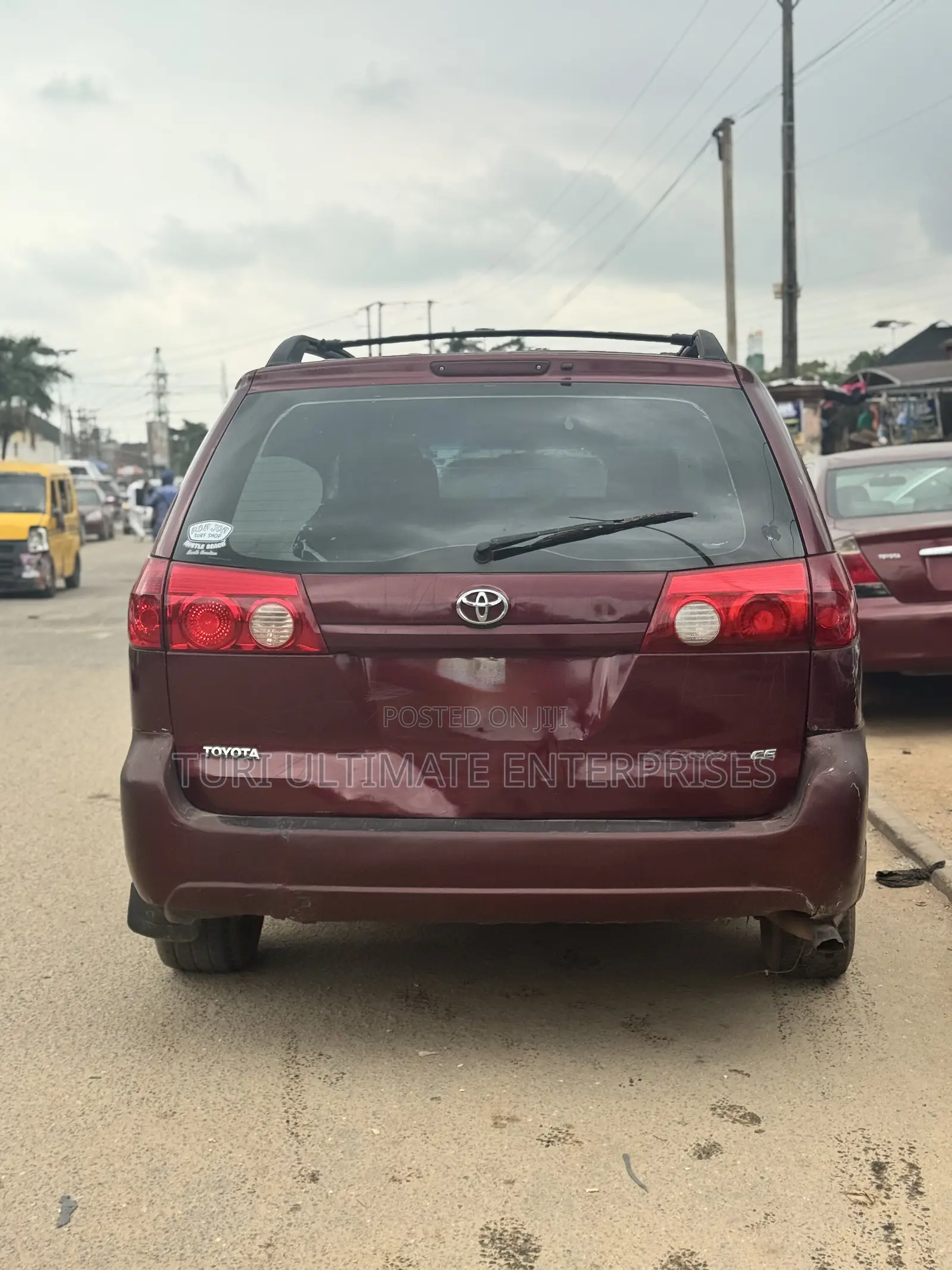 Toyota Sienna 2007 Red