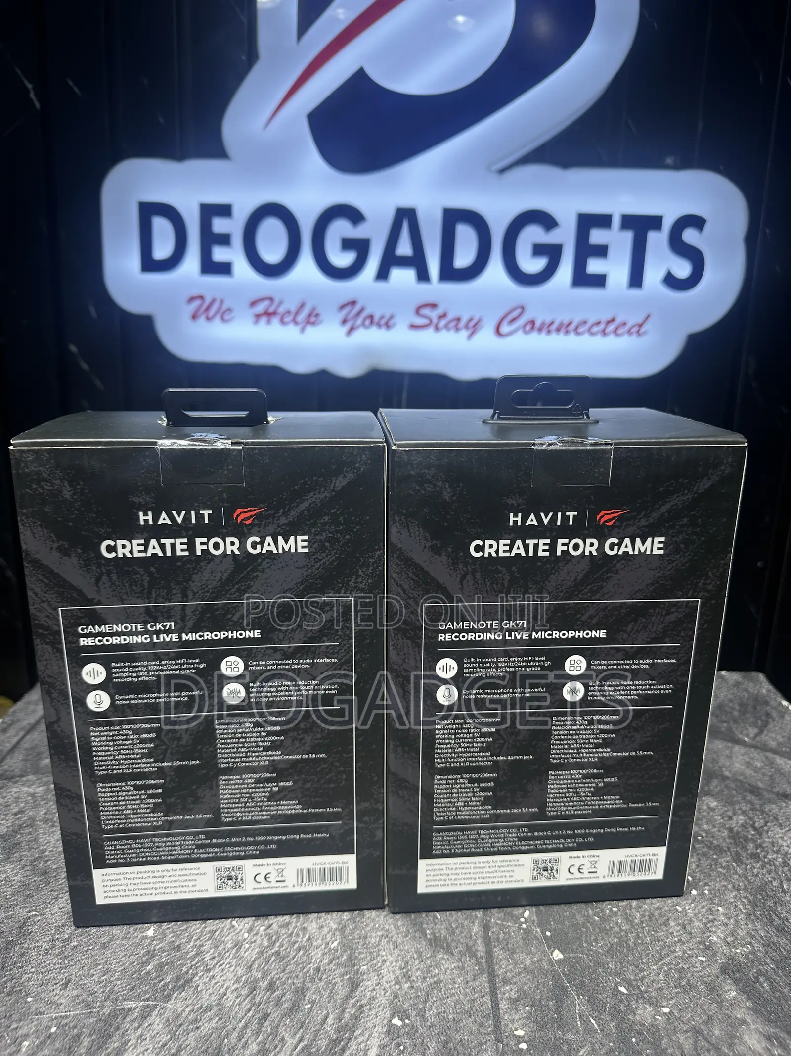 Havit Gamenote Gk71 Podcast Mic