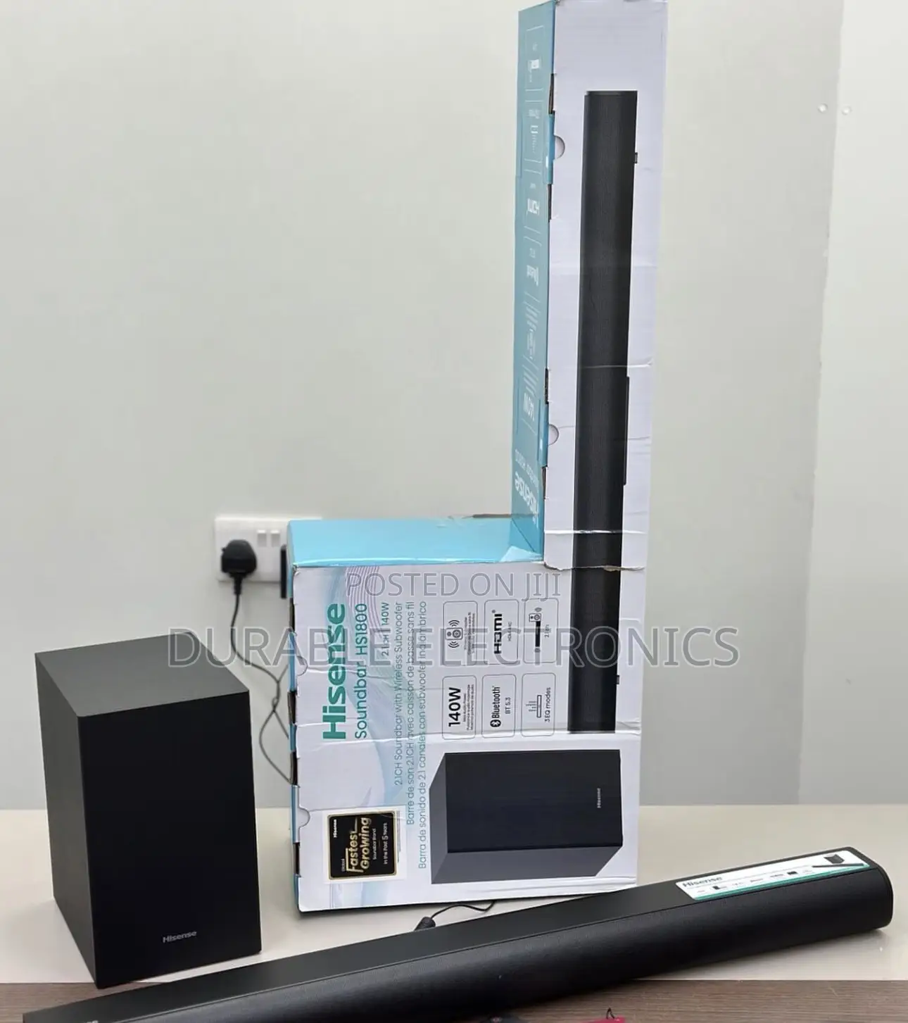 Hisense Wireless Sound Bar 2.1channel, 140w