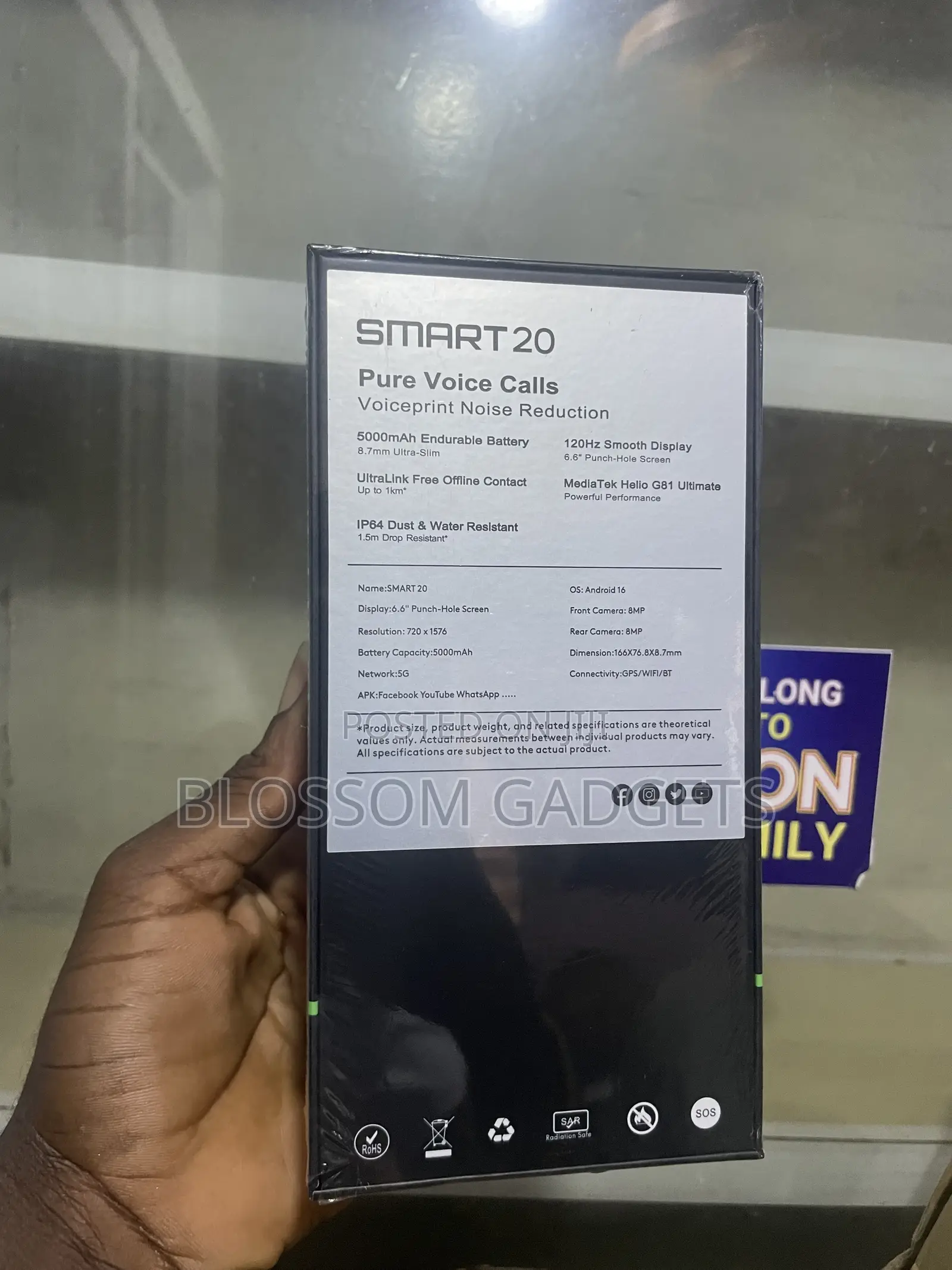 New Infinix Smart 20 128 GB Orange