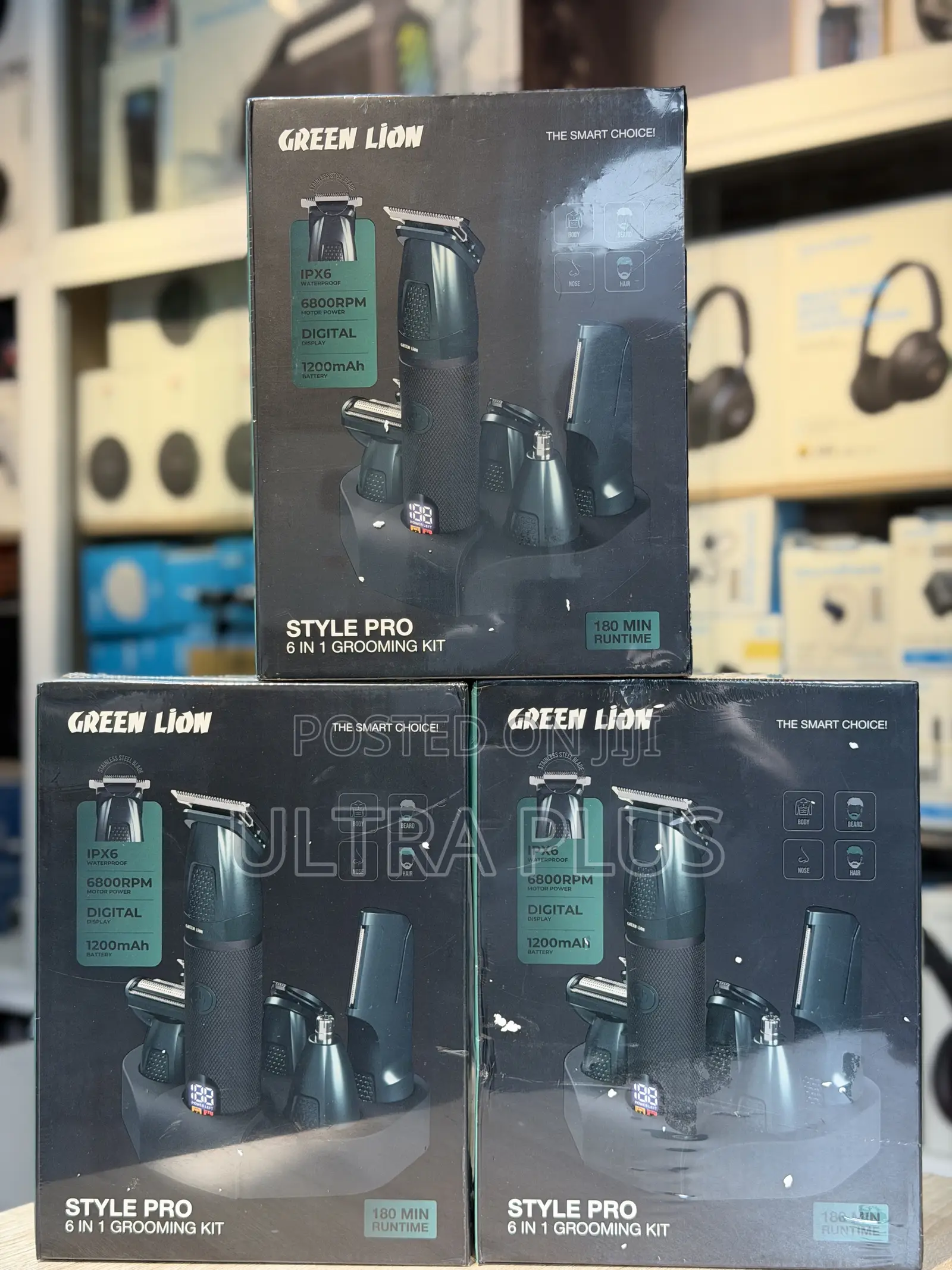 Green Lion Style Pro 6-in-1 Grooming Kit