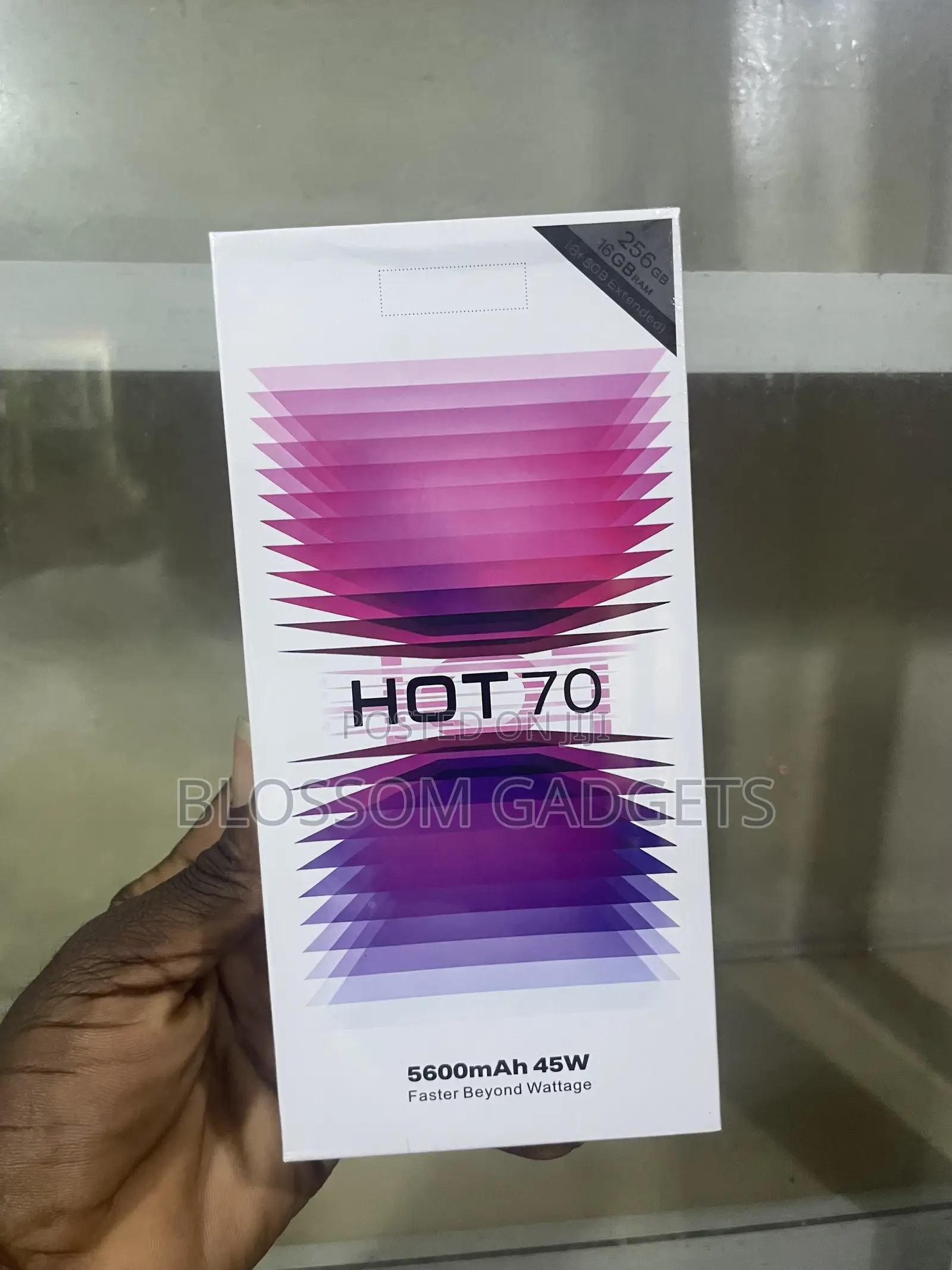 New Infinix Hot 70 256 GB Black