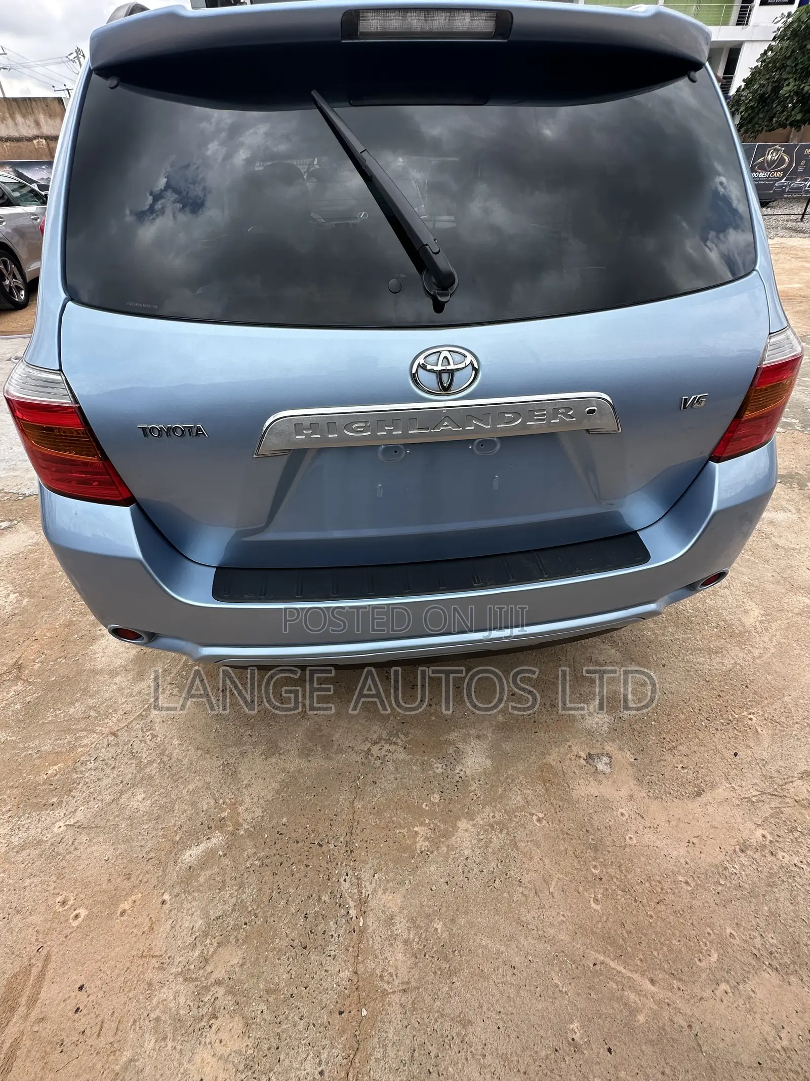 Toyota Highlander Limited 2008 Blue