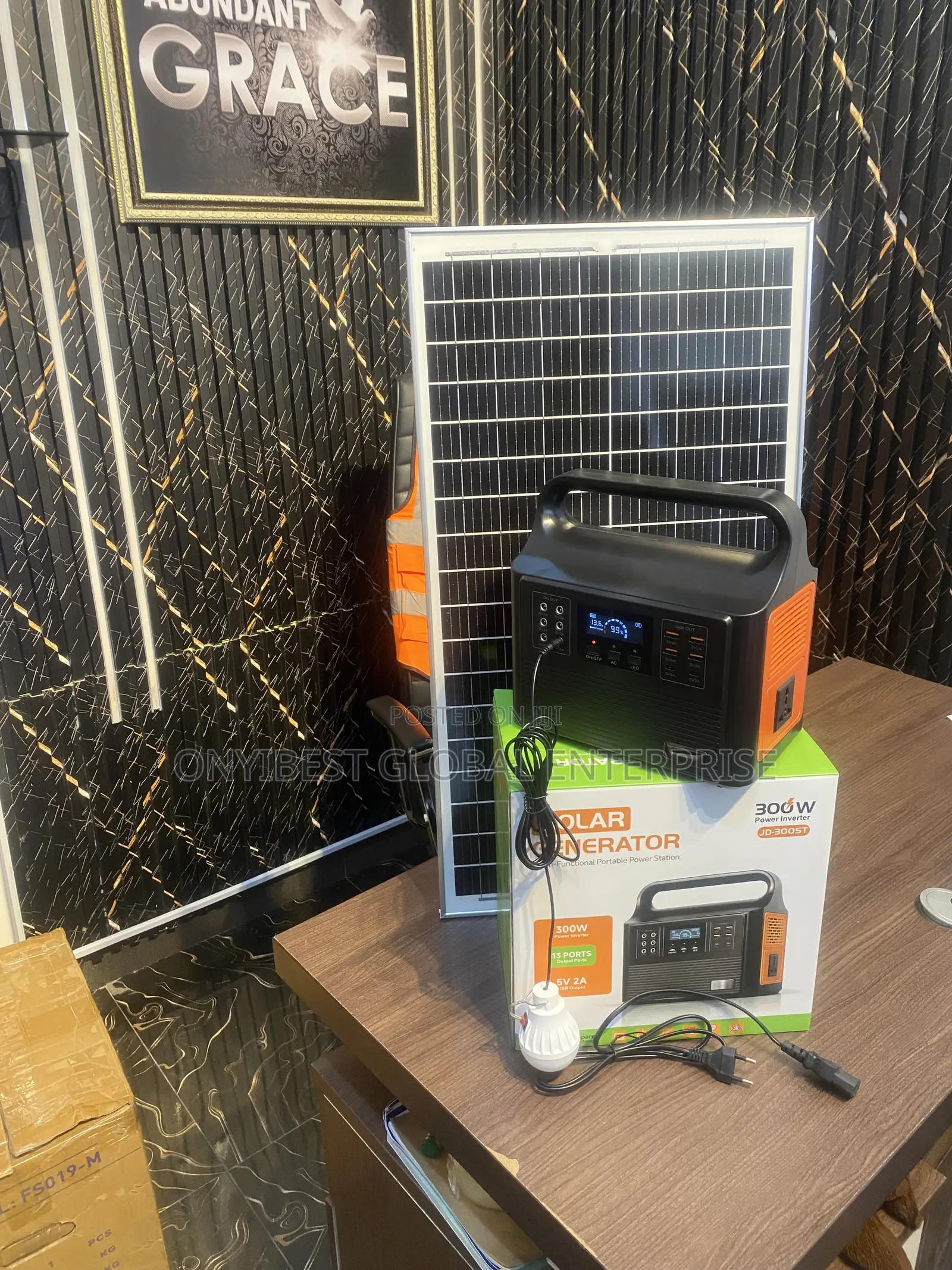 Portable 300W Solar Power Station