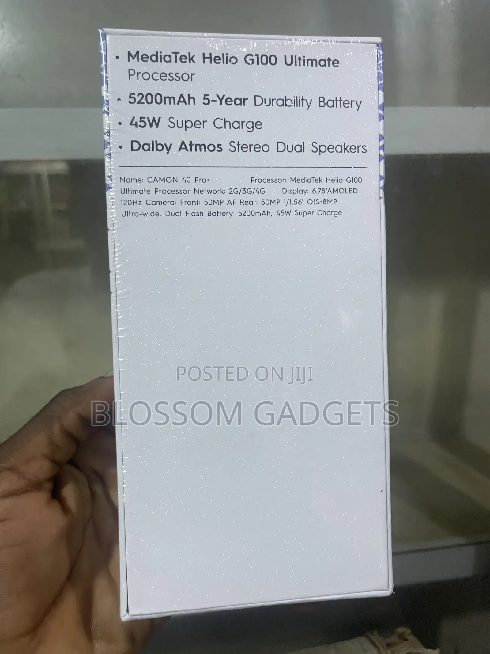 New Tecno Camon 40 Pro 5G 256 GB Silver