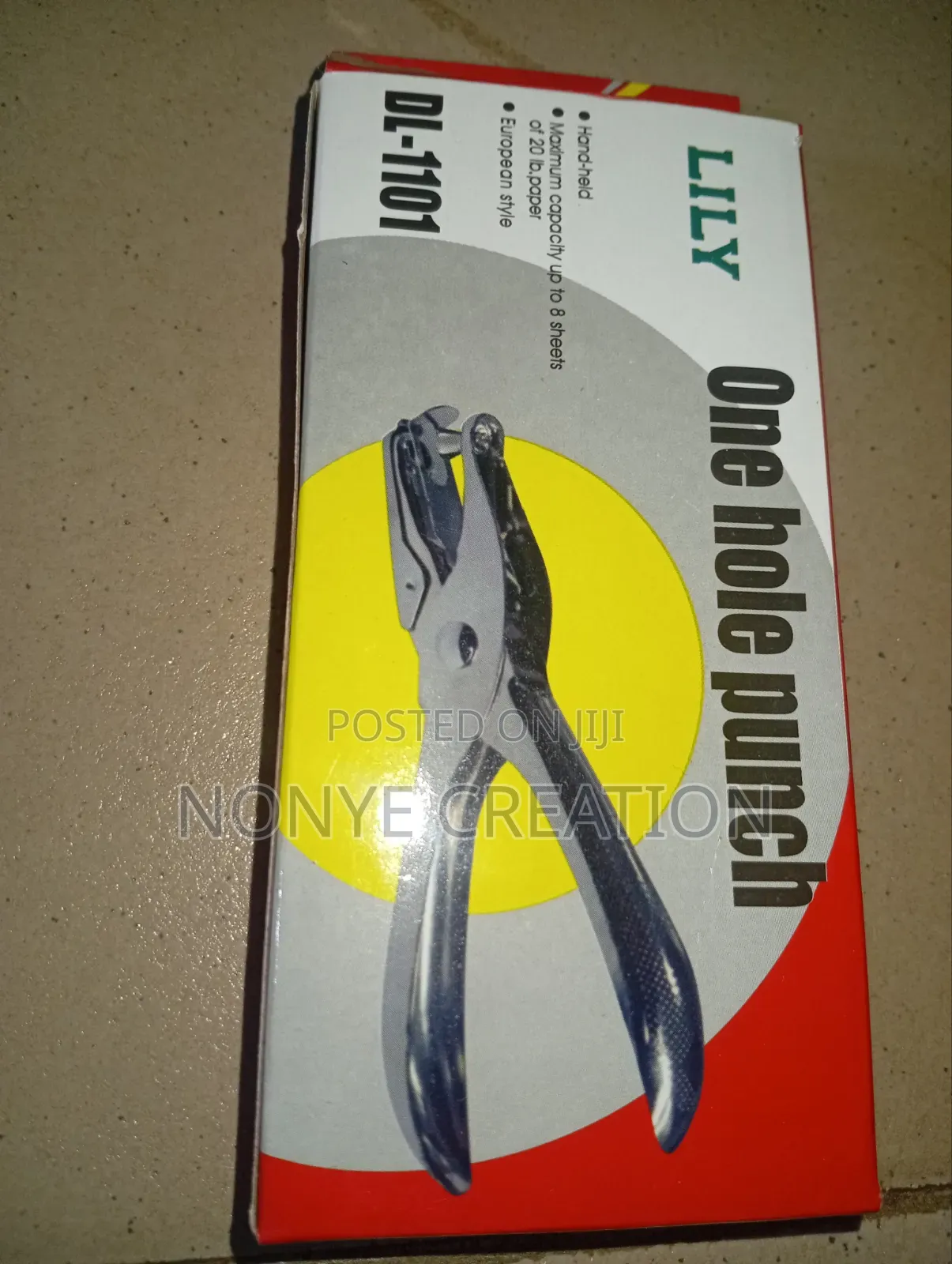 Metal Single Hole Punch