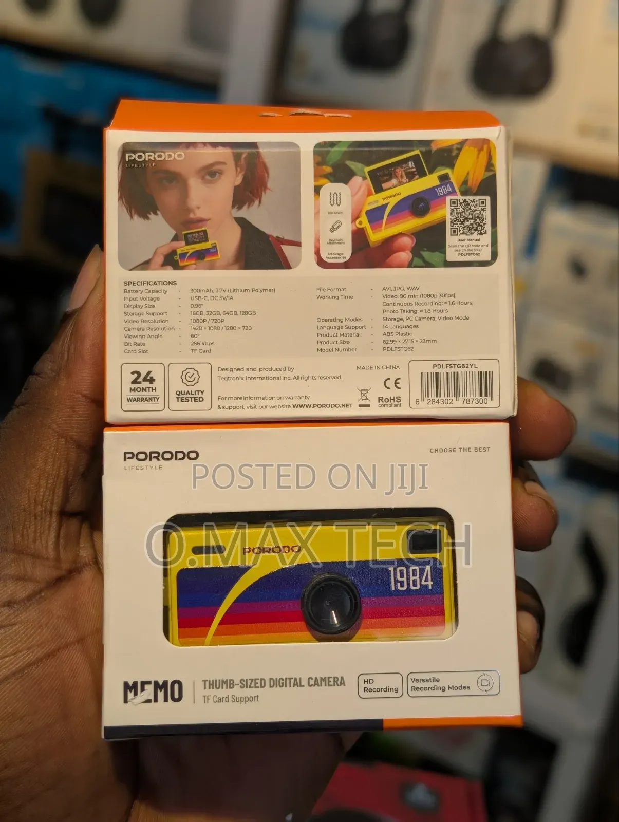 Porodo Lifestyle Memo Pocket-Sized Digital Camera
