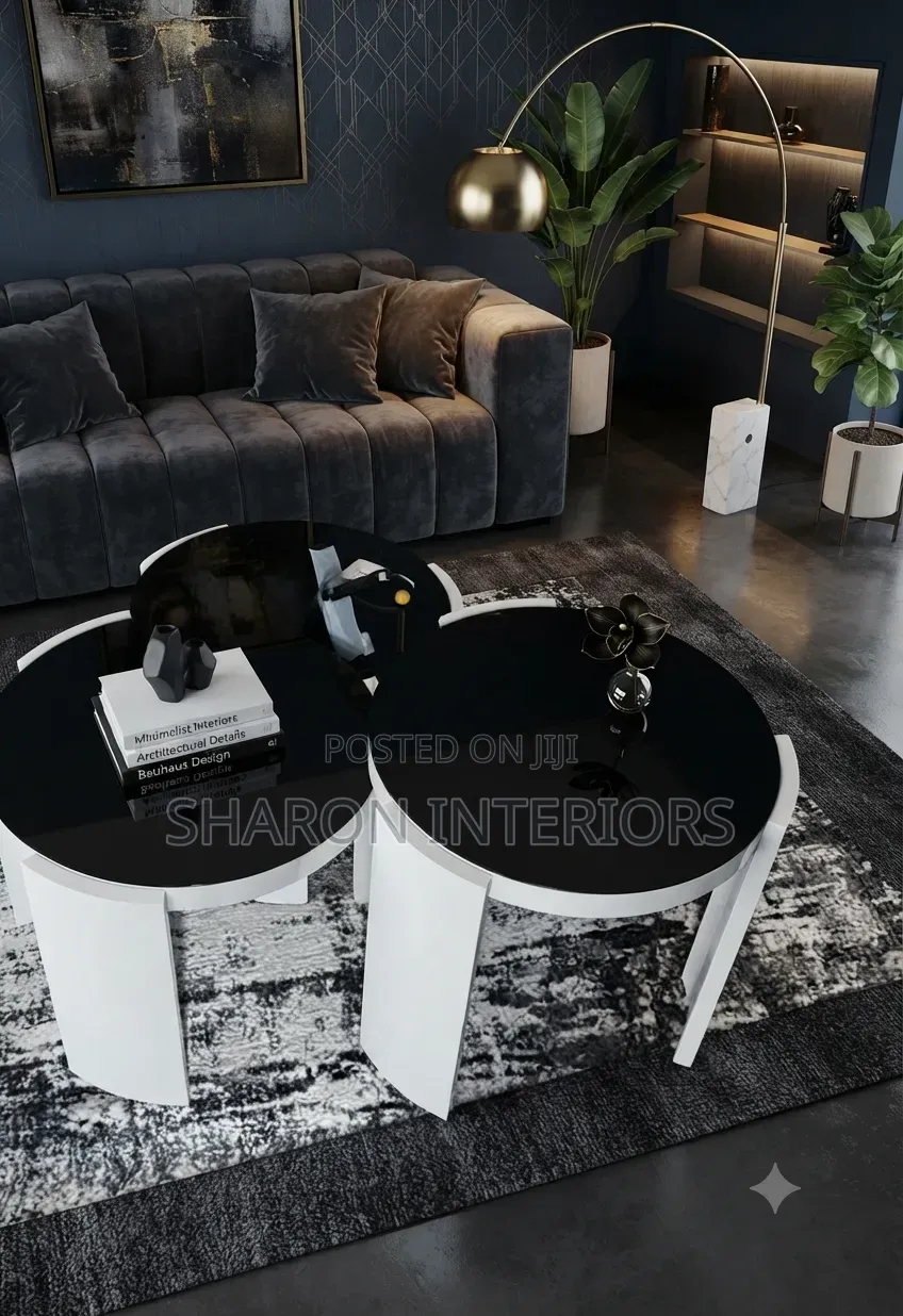 3in1 Side Stool, Glass Top